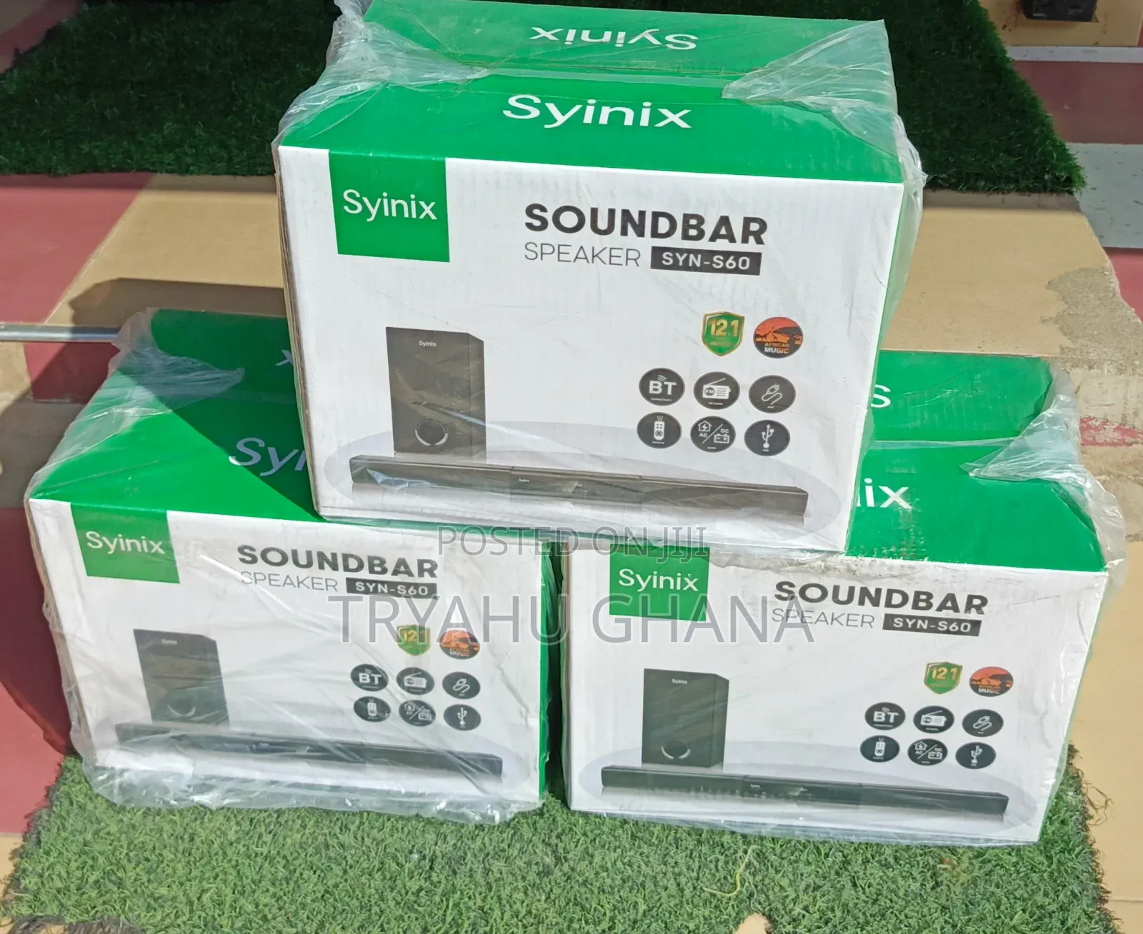 Syinix Syn-S60 Soundbar for Music, Movies Gaming-Tryahu Price in Gh