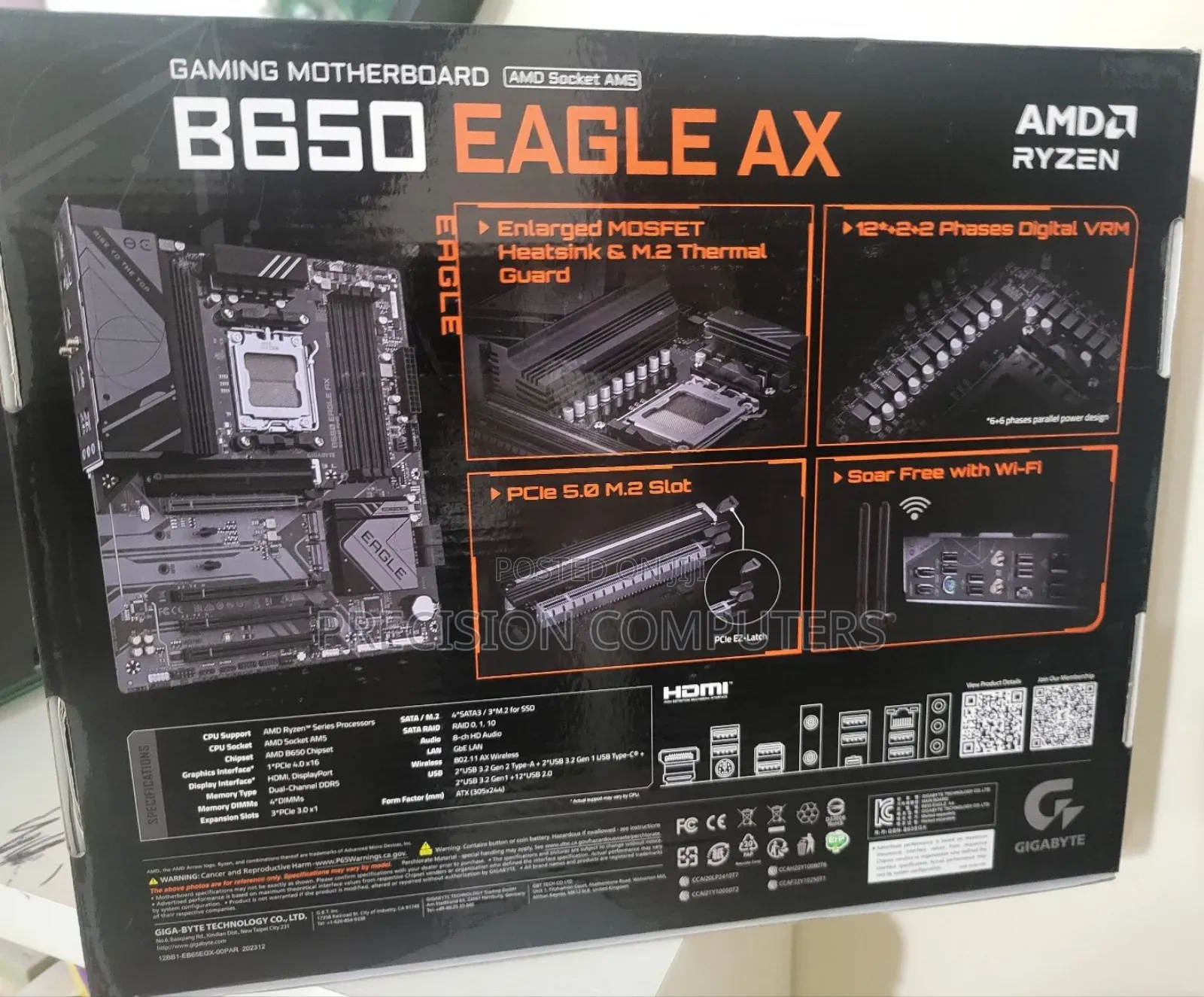 Amd Ryzen 5 8500g and Gigabyte B650 Eagle Ax Combo