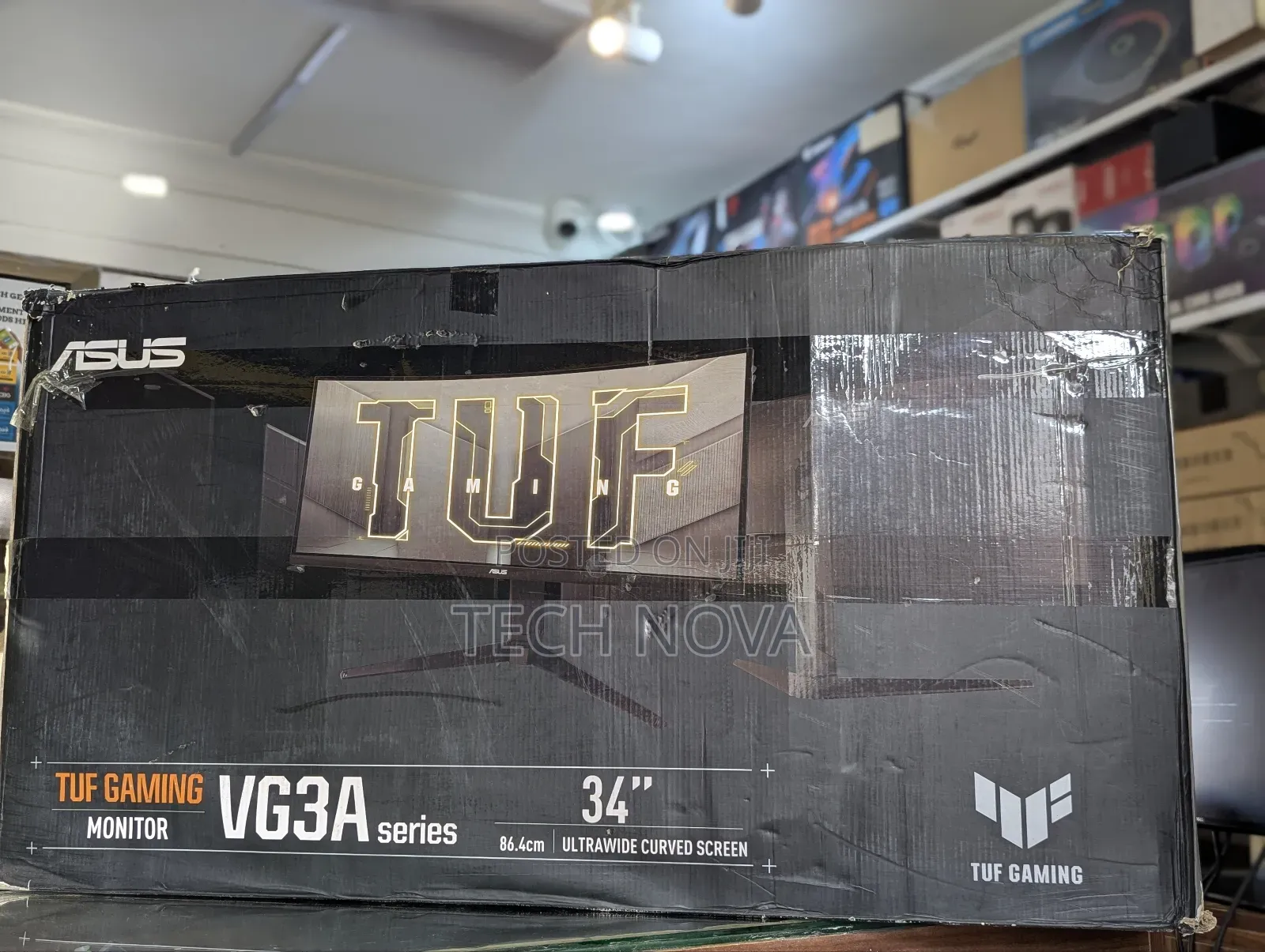 Asus Tuf Gaming Vg3a Curved Gaming Monitor 34" WQHD 180hz,1500r,Curved