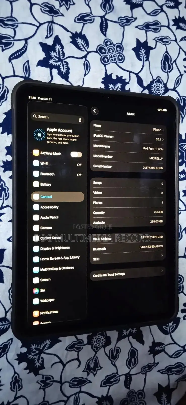 Apple iPad Pro 11 (2018) 256 GB Silver