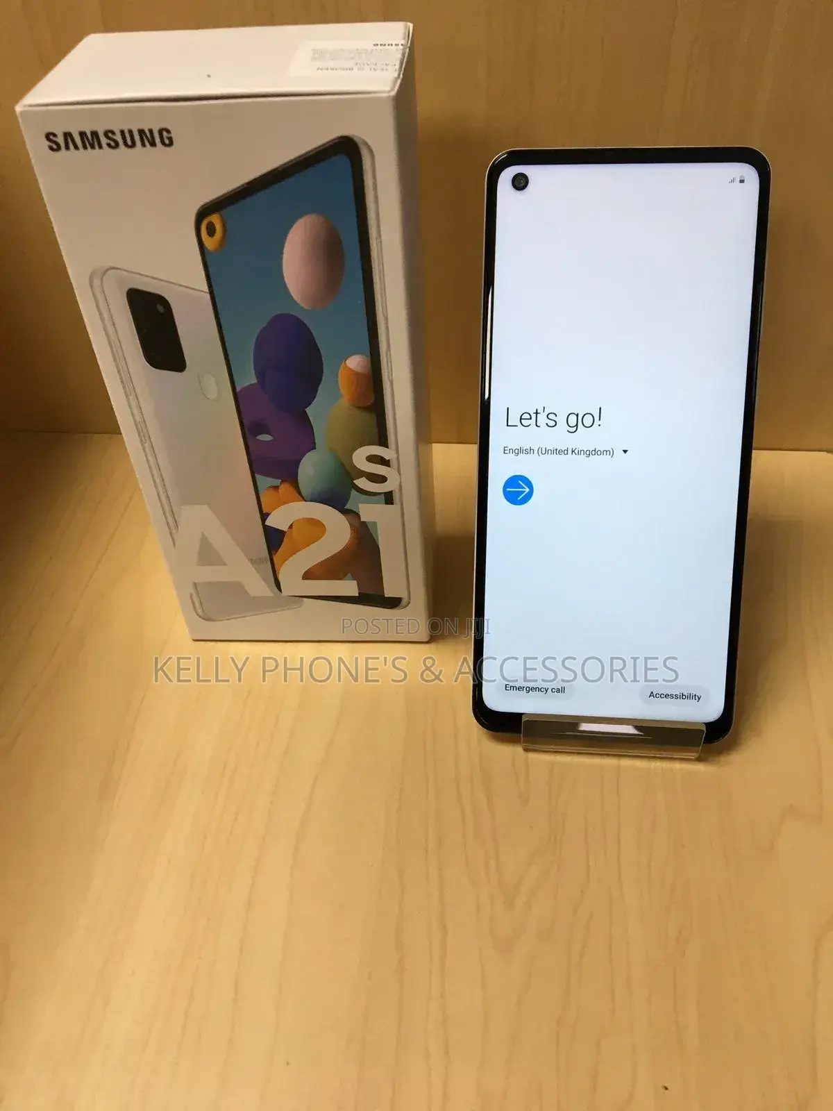 New Samsung Galaxy A21s 128 GB White