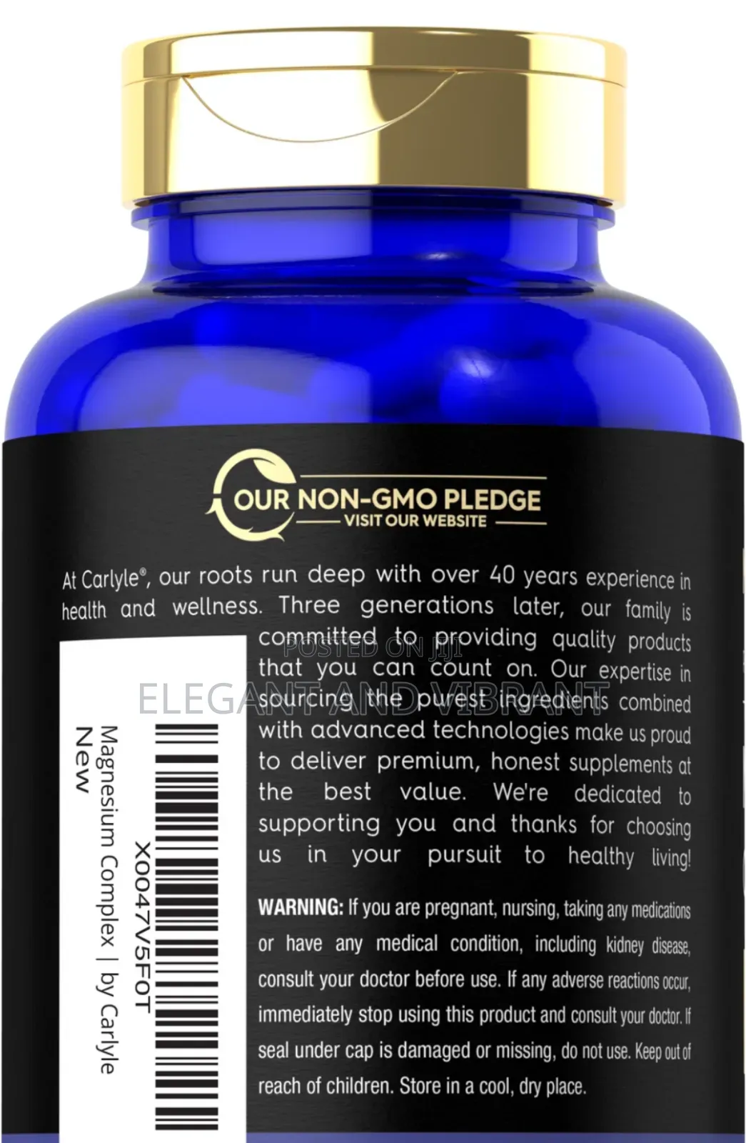 Magnesium Complex 745mg | 120 Count | 10 In 1 Blend