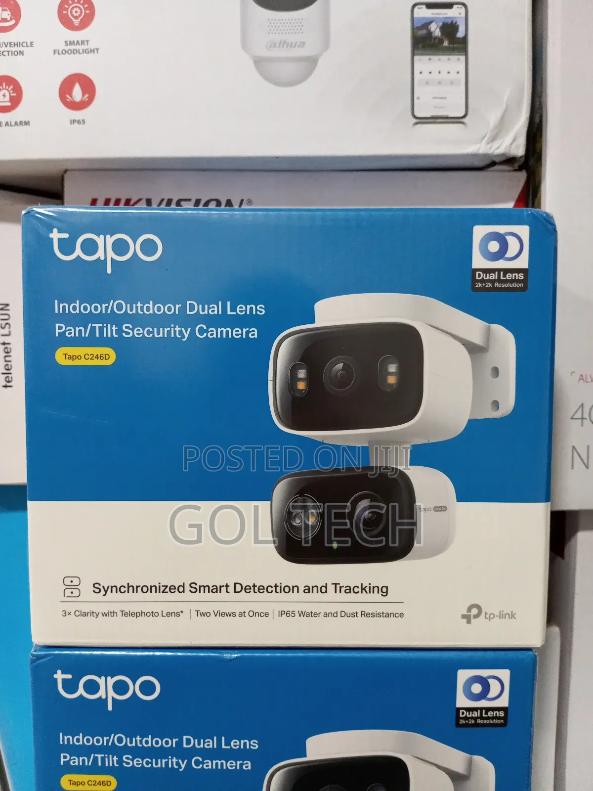 Tapo Indoor/Outdoor Dual Lens Pan/Tilt Security Camera C246
