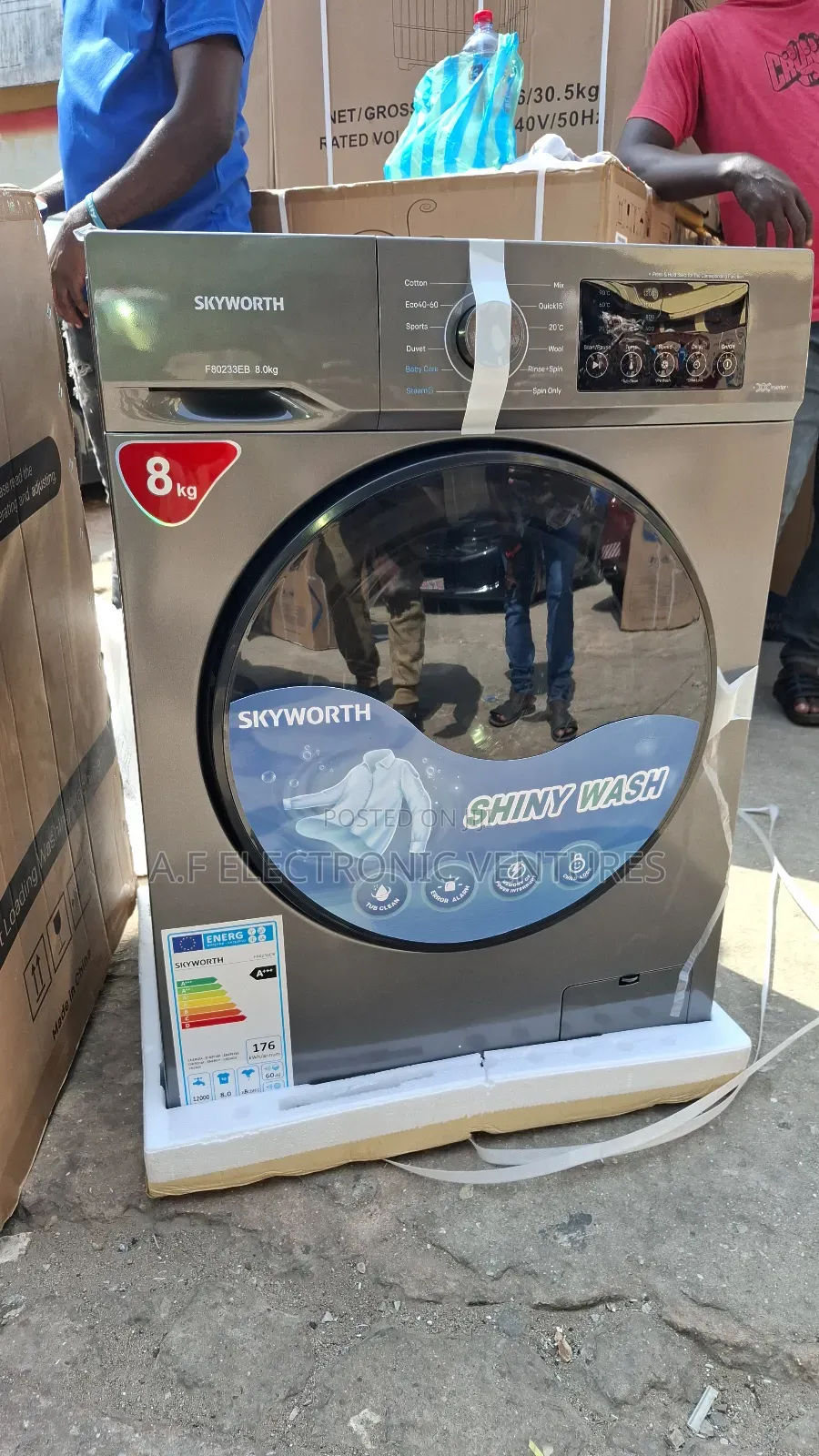 Skyworth 8kg Front Load Fully Automatic Washing Machine