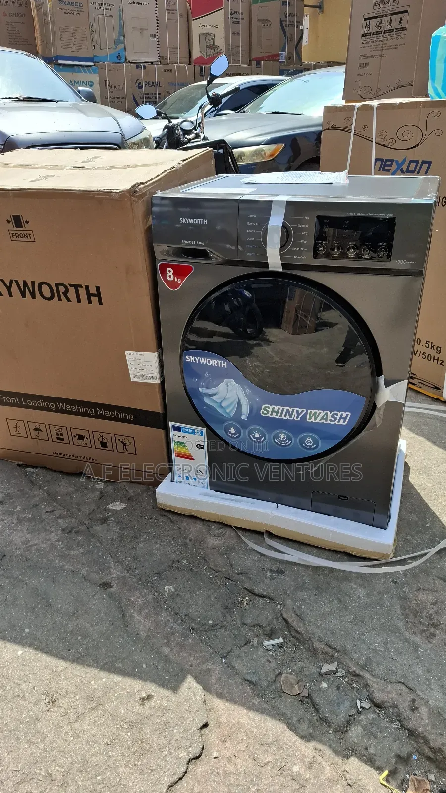 Skyworth 8kg Front Load Fully Automatic Washing Machine