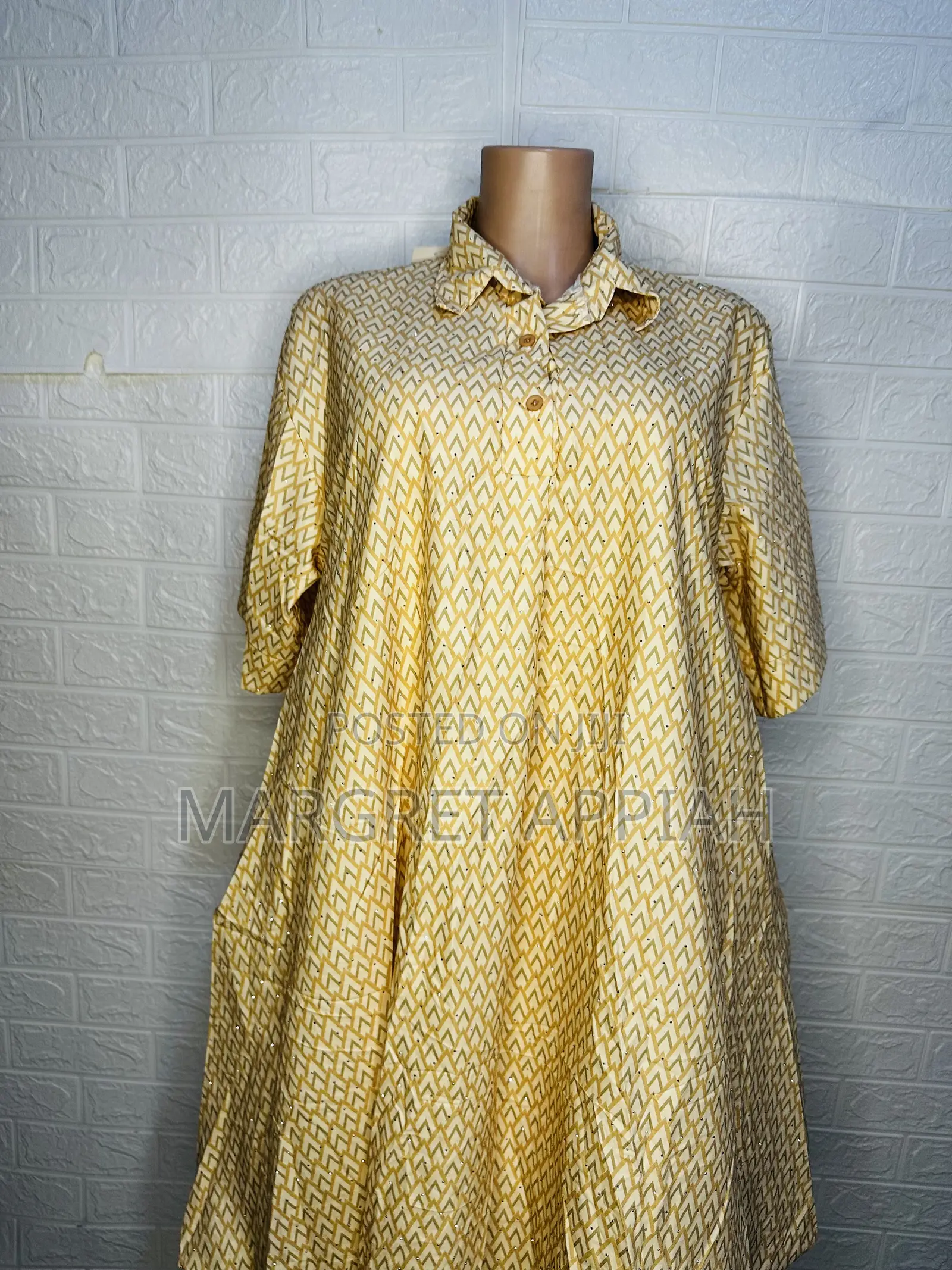 Flare Dress With Shiny Spot