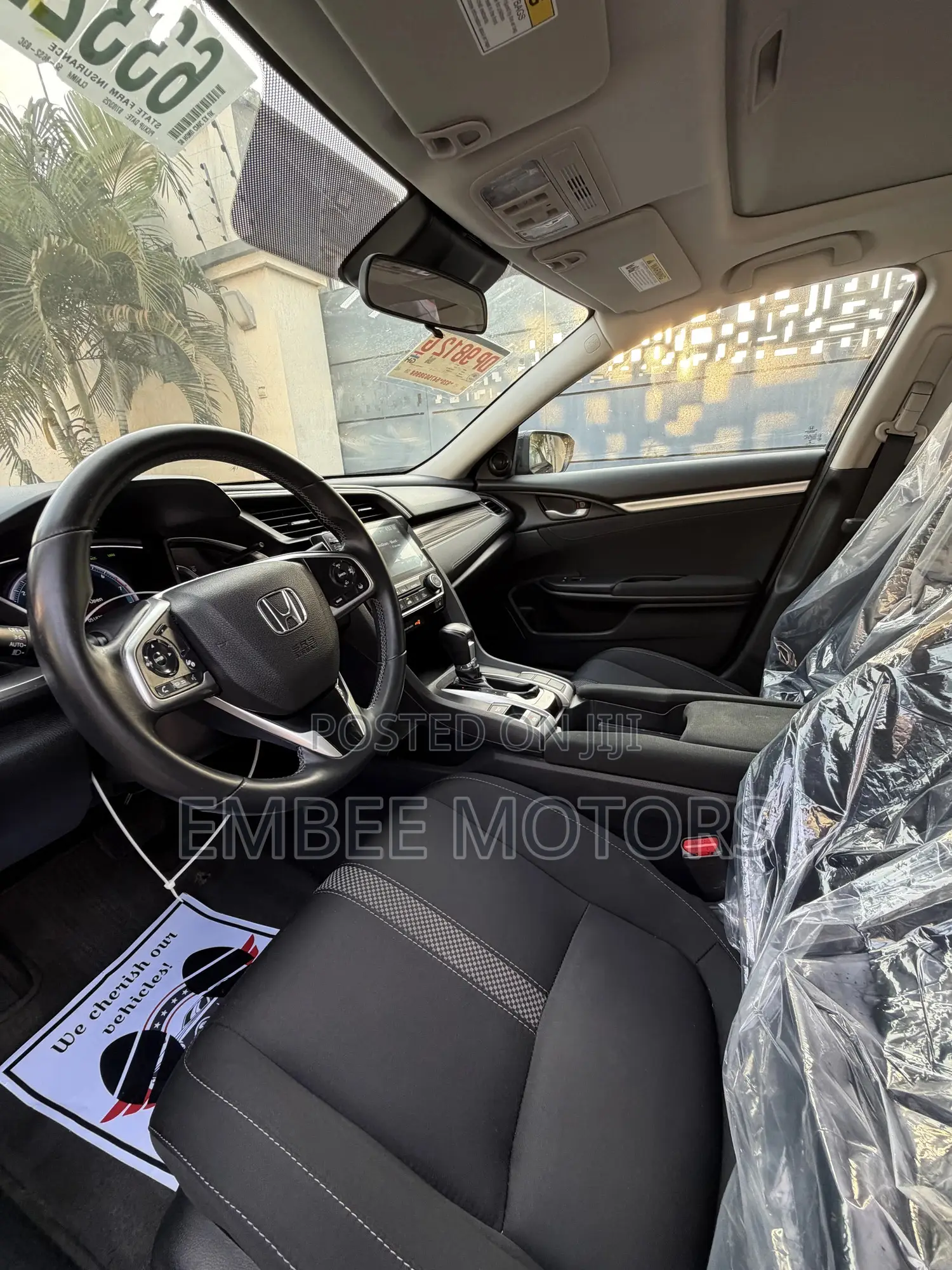 Honda Civic EX Sedan 2020 Black