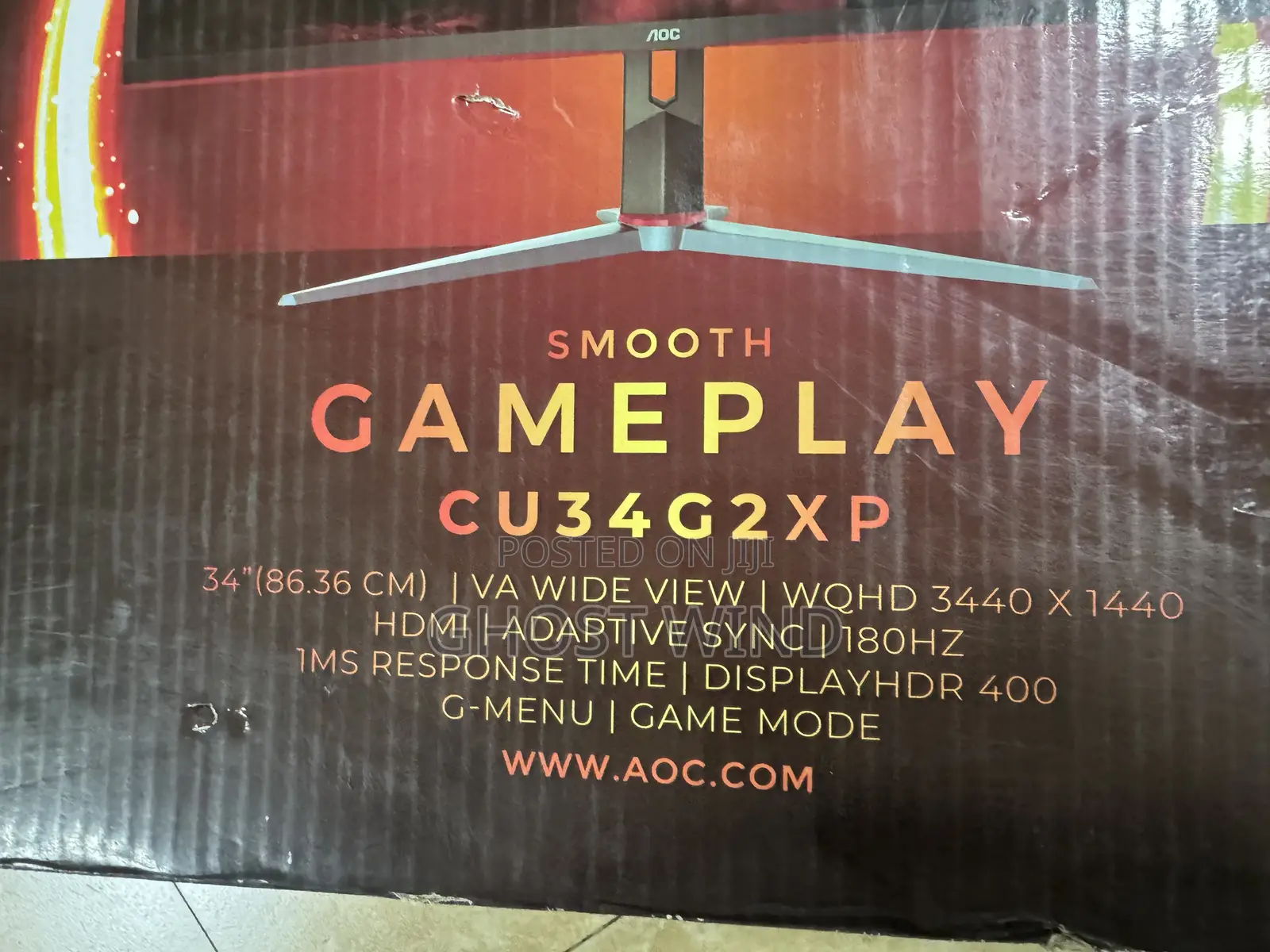 34 Inches Gaming Monitor