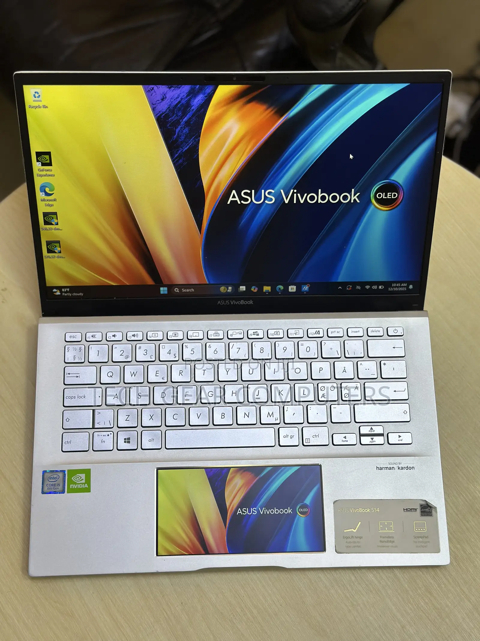 Laptop Asus 8GB Intel Core i5 SSD 512GB