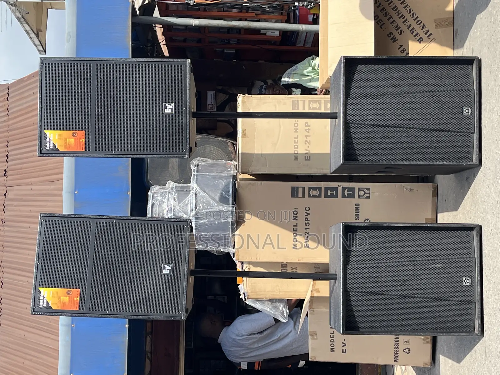 Electro-Voice (Ev) Professional Audio Loudspeakers and Subwoofers,