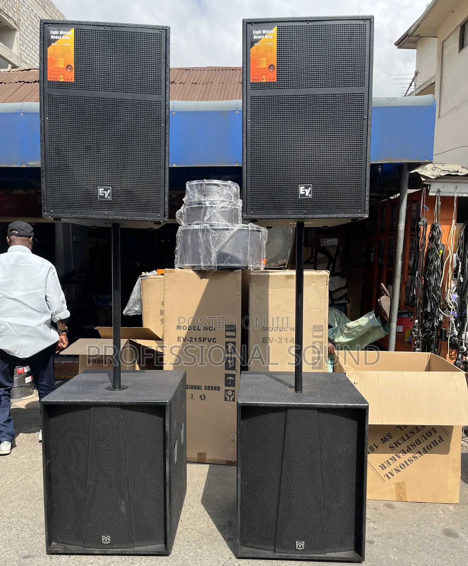 Electro-Voice (Ev) Professional Audio Loudspeakers and Subwoofers,