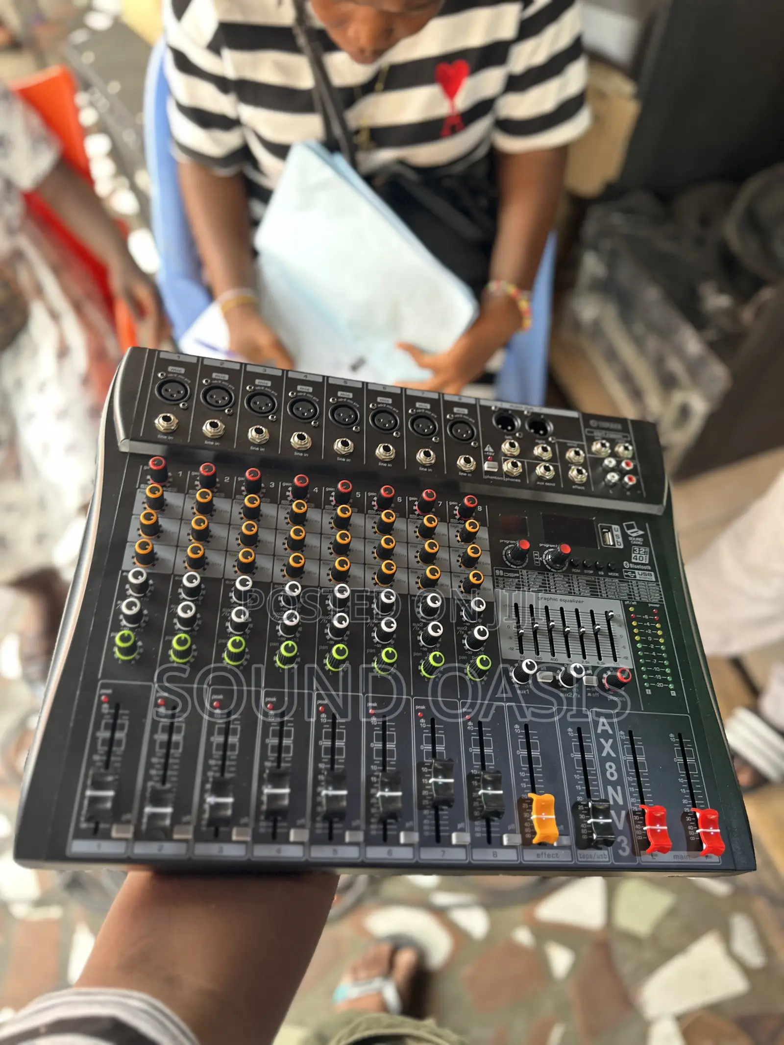 Yamaha Ax8nv3 8-channel Mixer