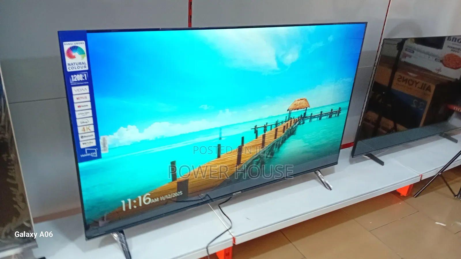 Ailyons 55" Android Smart Tv With Wi-Fi Apps