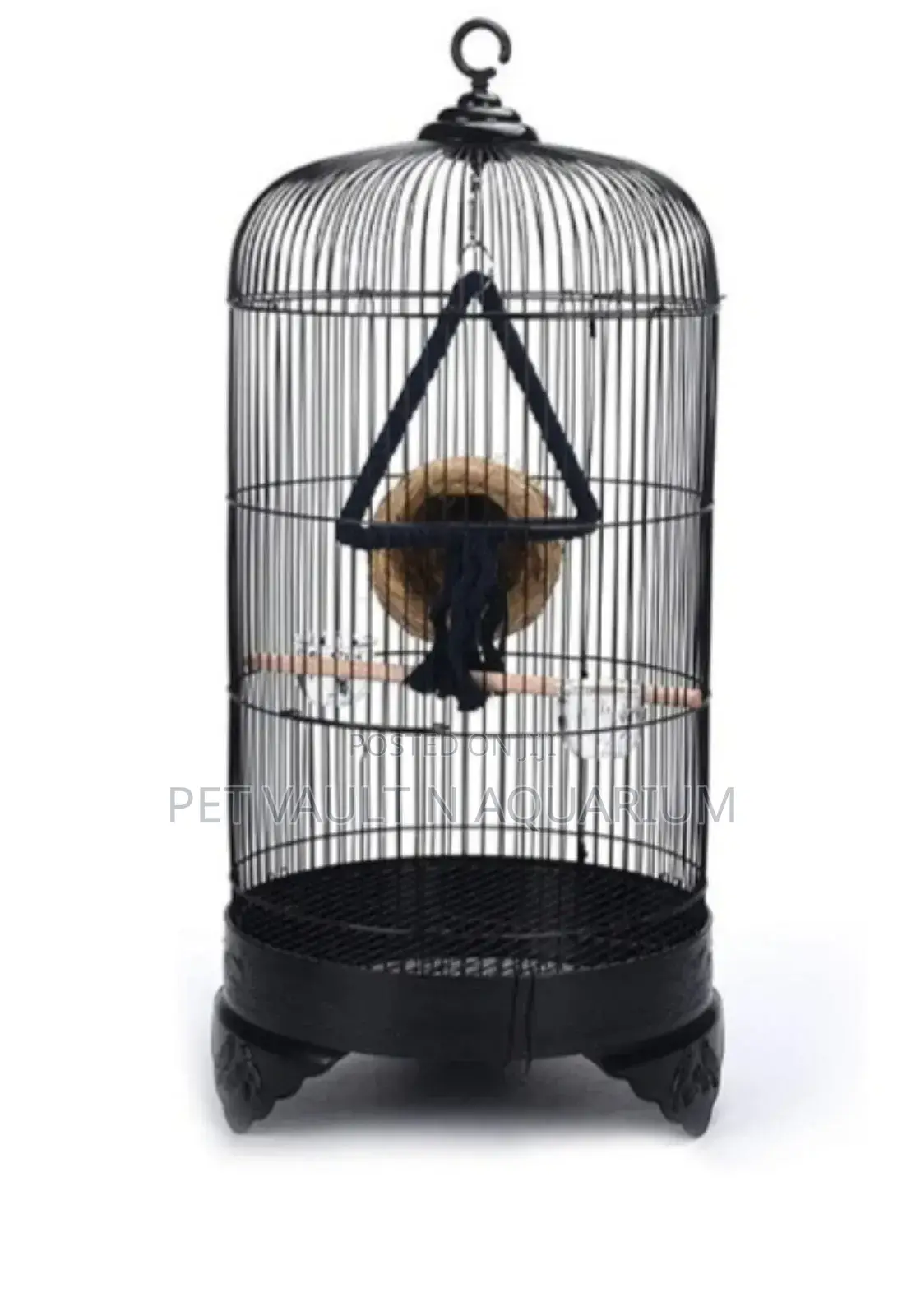 Conical Metallic Bird Cage