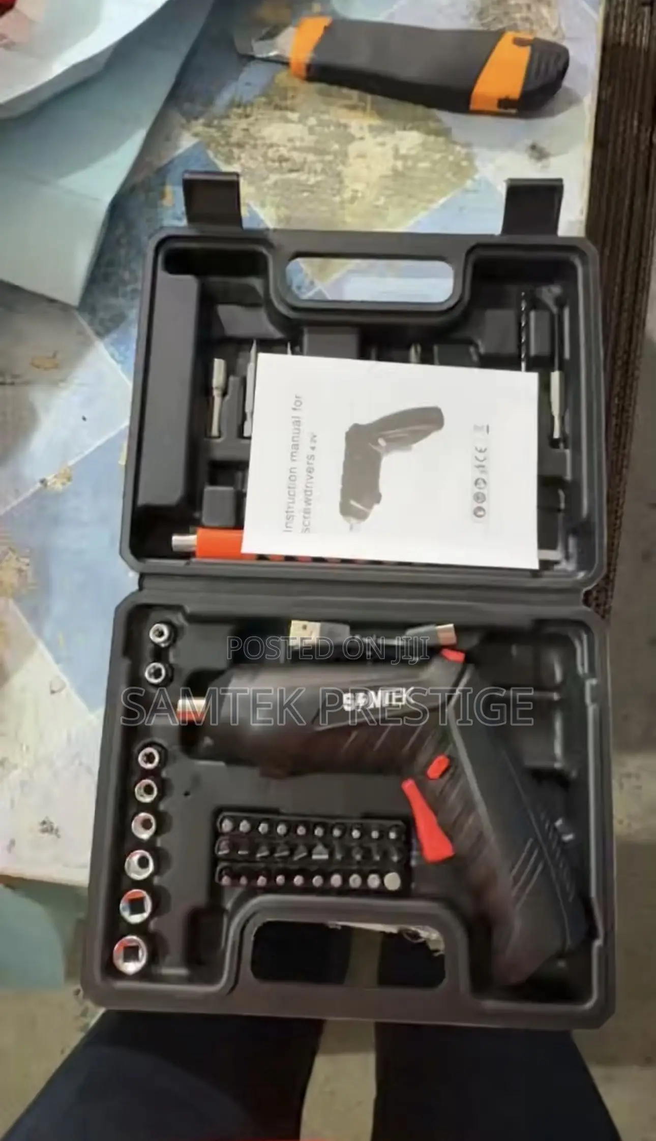 Samtek Rechargeable Electric Screw Driver Set