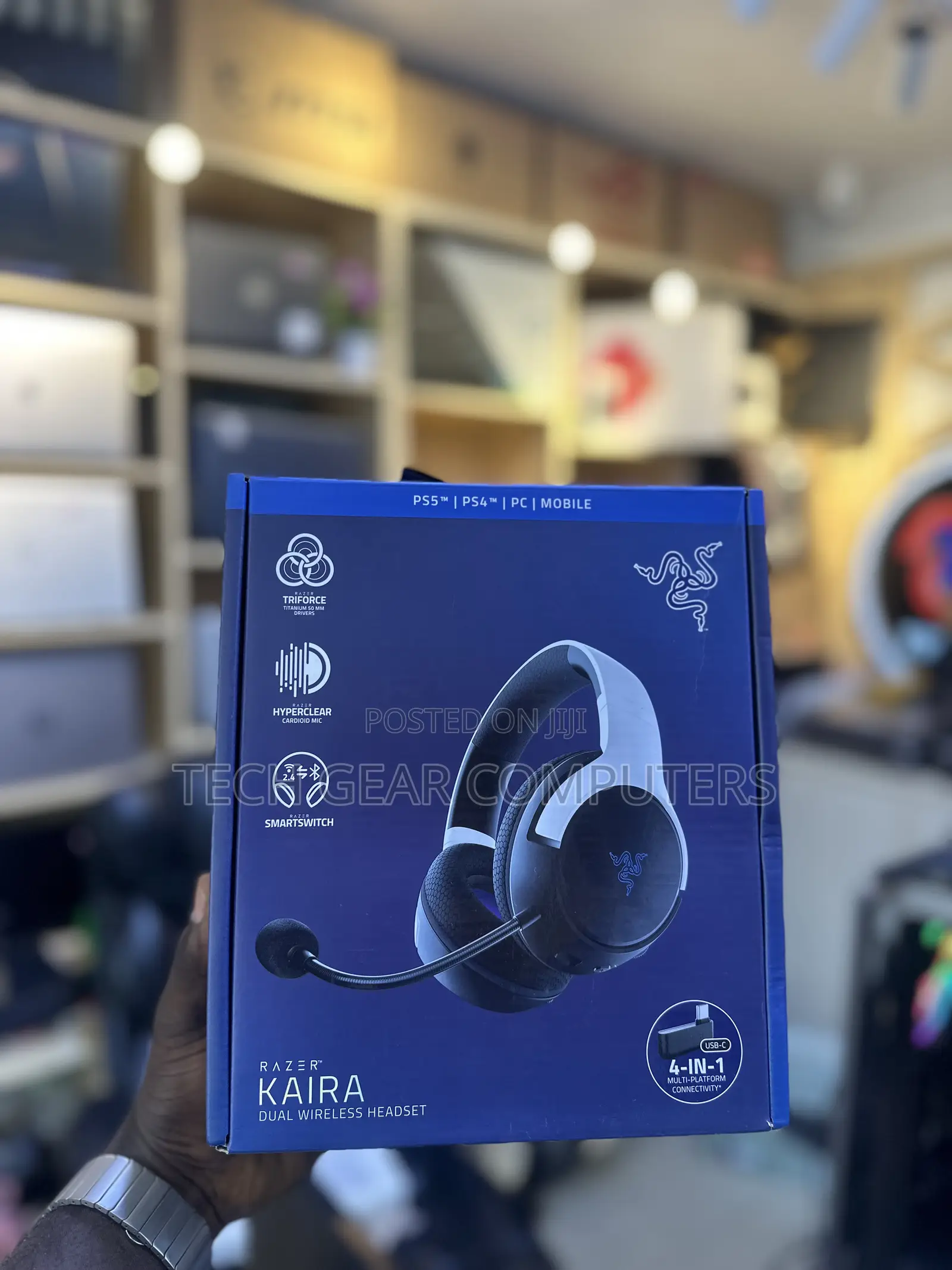 Razer Kaira Dual Wireless Gaming Headset for Playstation 5 / Ps5,