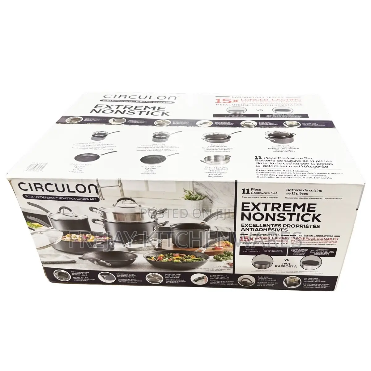 Circulon A1 Series With Scratchdefense 11 Piece Cookware Set Extreme