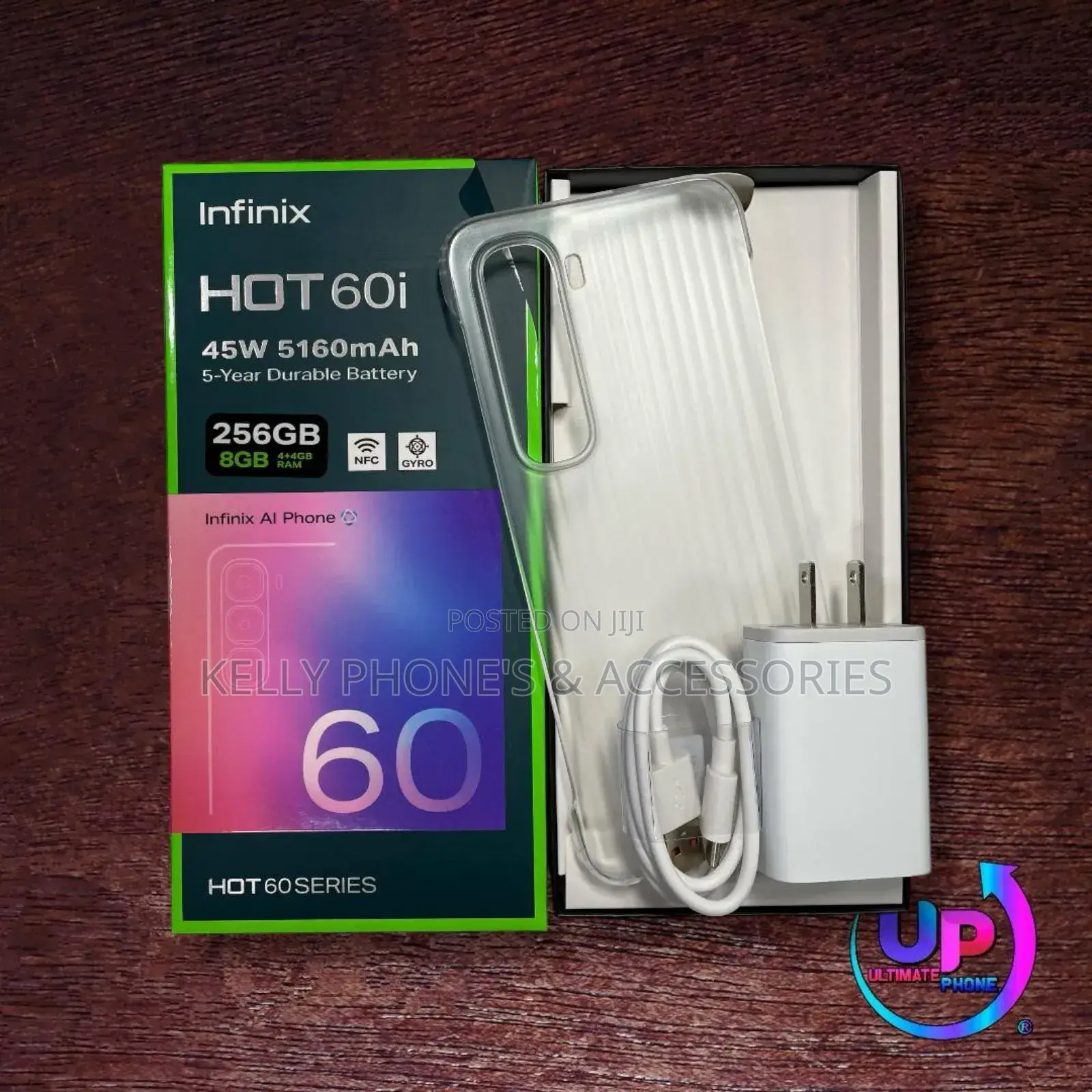 New Infinix Hot 60i 128 GB White