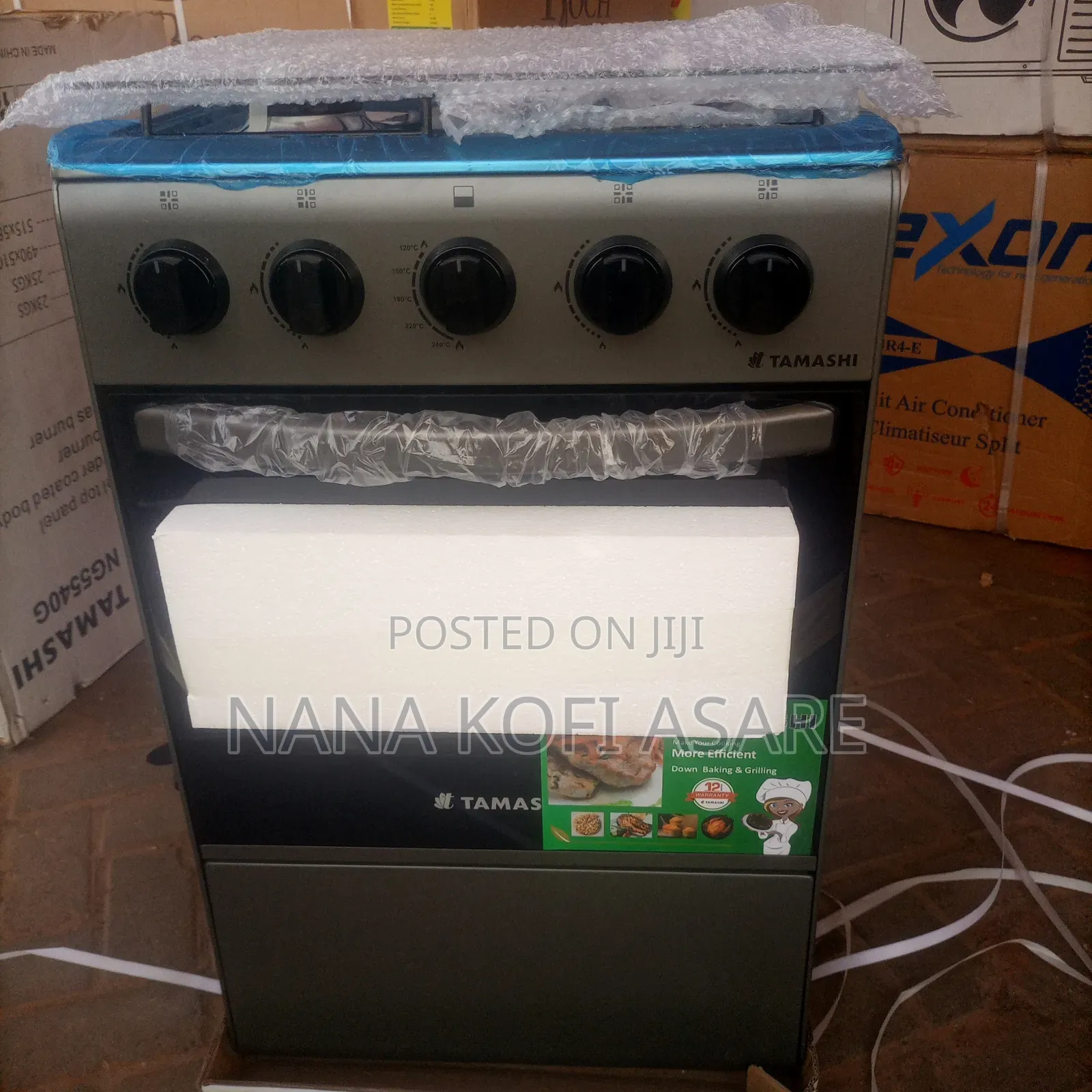 Tamashi 50x50 Gas Cooker With Oven