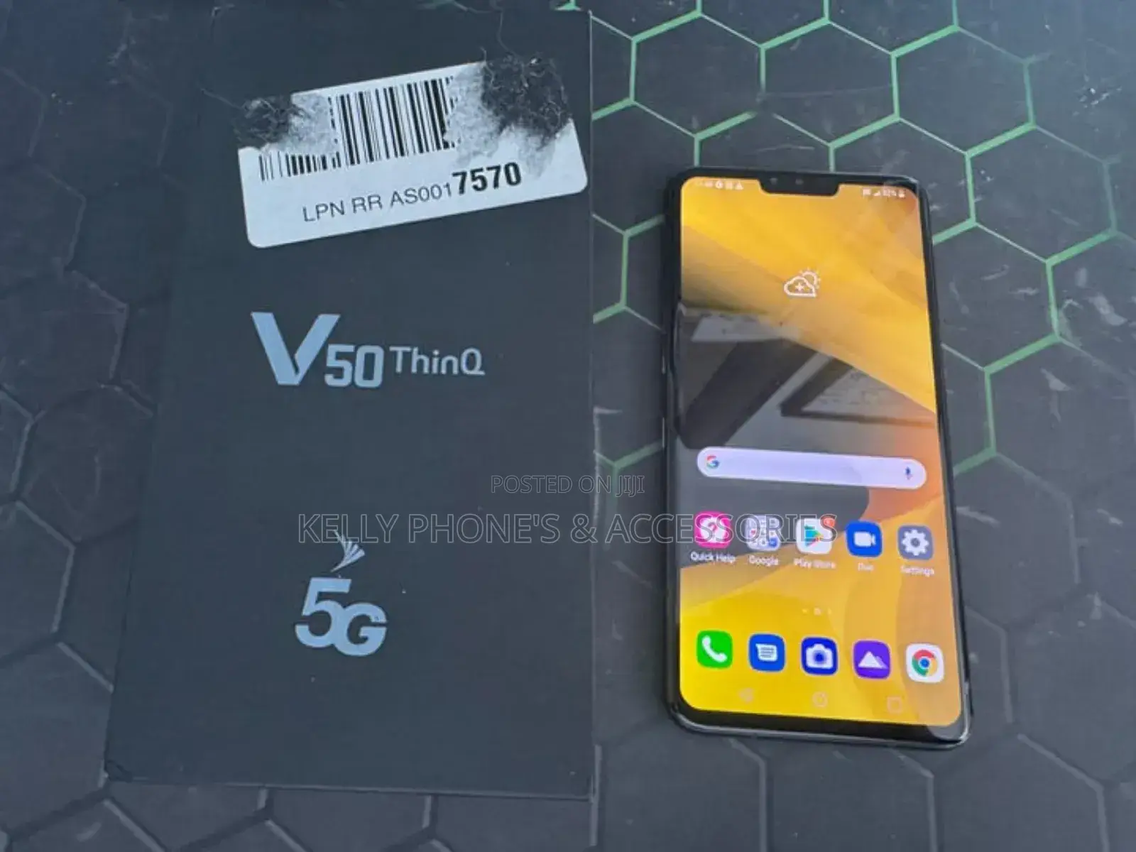 New LG V50S ThinQ Dual Screen 256 GB Black