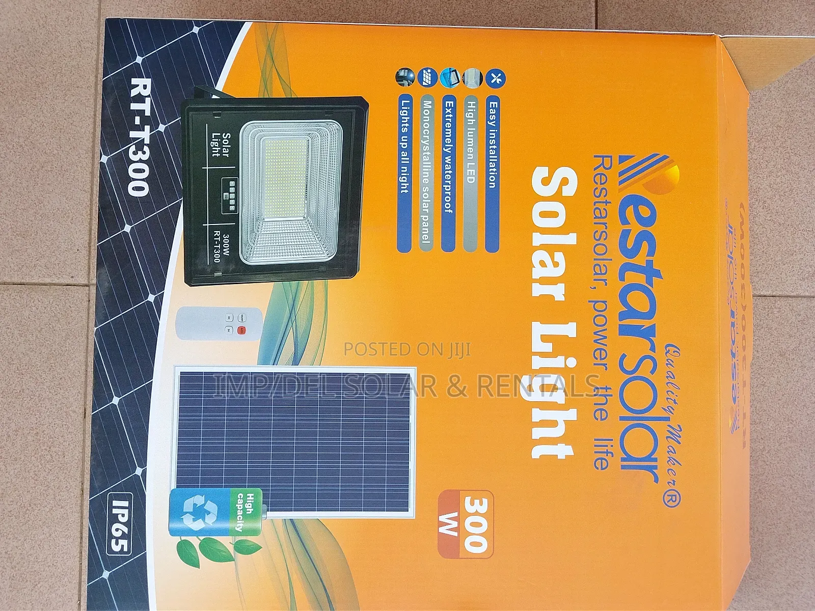 Multi Brightness Solar Light 300w