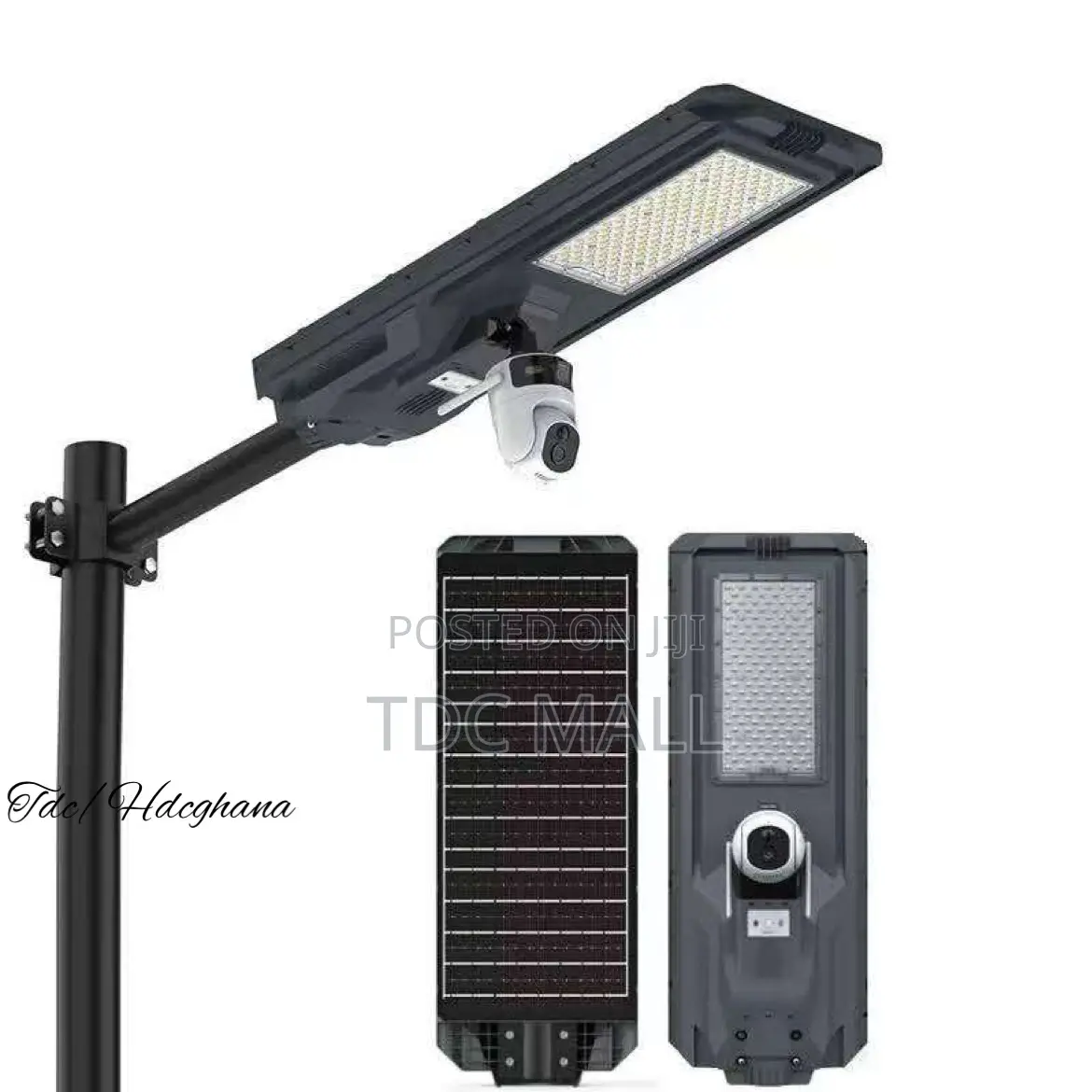 Led Solar Street Light With CCTV Camera - 3000w - Waterproof