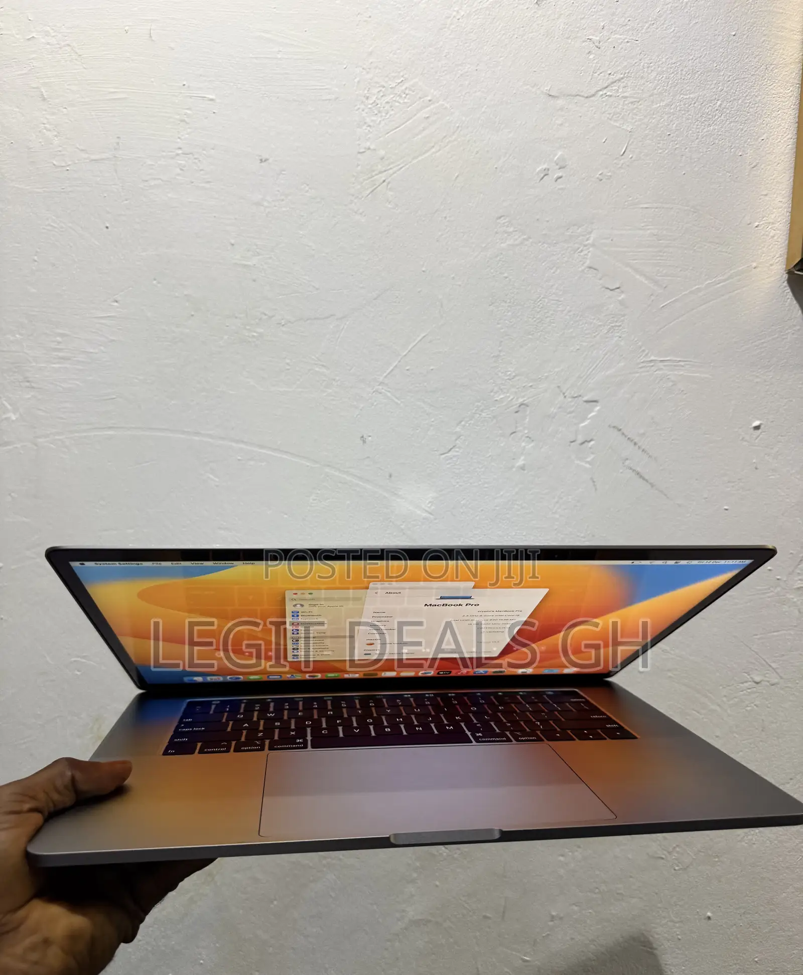 Laptop Apple MacBook Pro 2018 16GB Intel Core I7 SSD 512GB