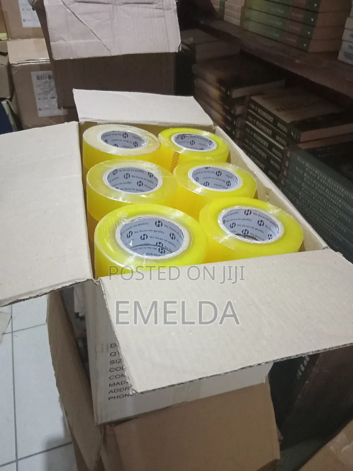 Adhesive Packaging Tape / Cello Tape 300yrds Wholesale Price