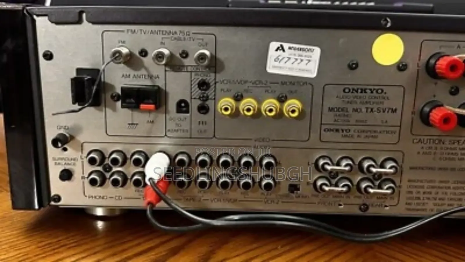Onkyo Tx-Sv7m Audio Video Control Tuner Amplifier With Remote