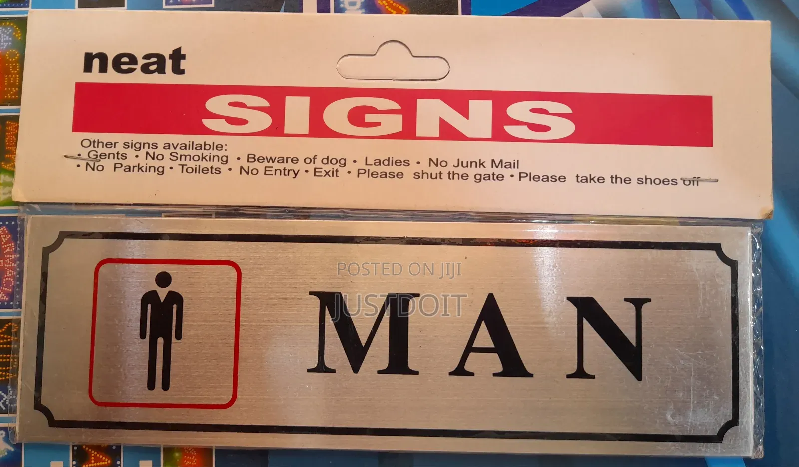 Man / Woman Washroom Signs