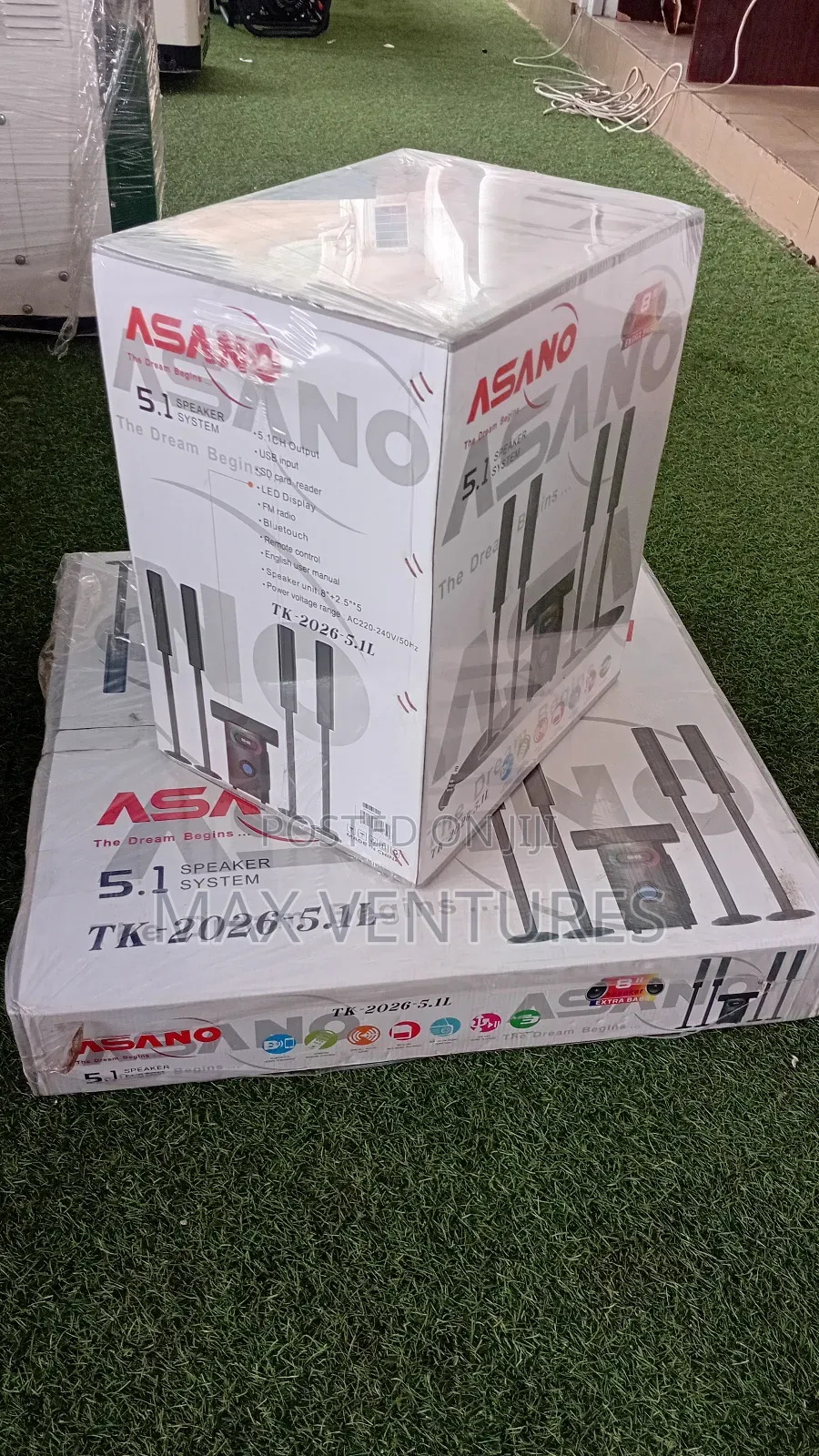 Hot Deal Asano 5.1 Tk-2026 P*Owerful Speaker S*Yste*M