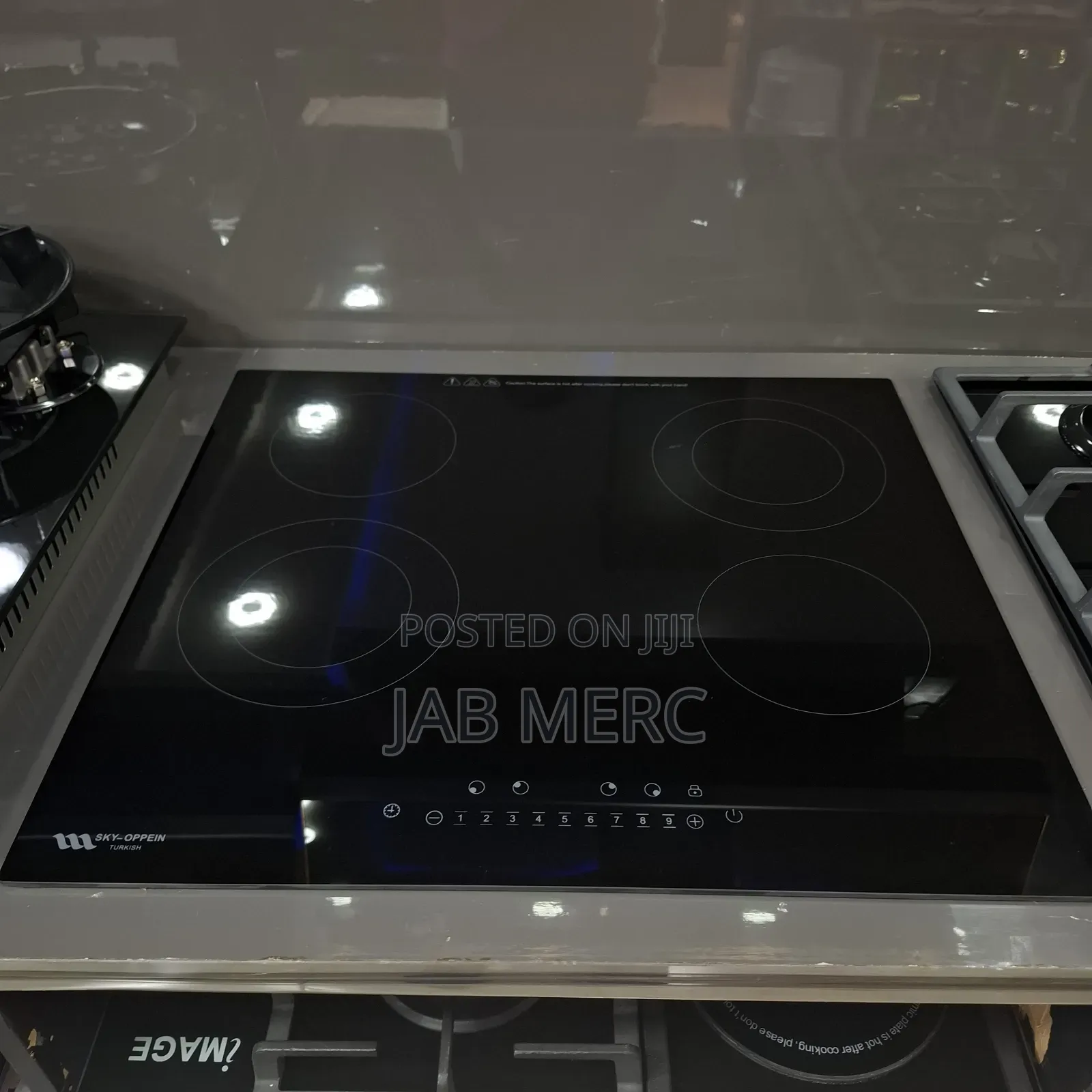 Promo Ceramic 60cm Cooker Hob Cabinet Integrated Cooktop Special Rings
