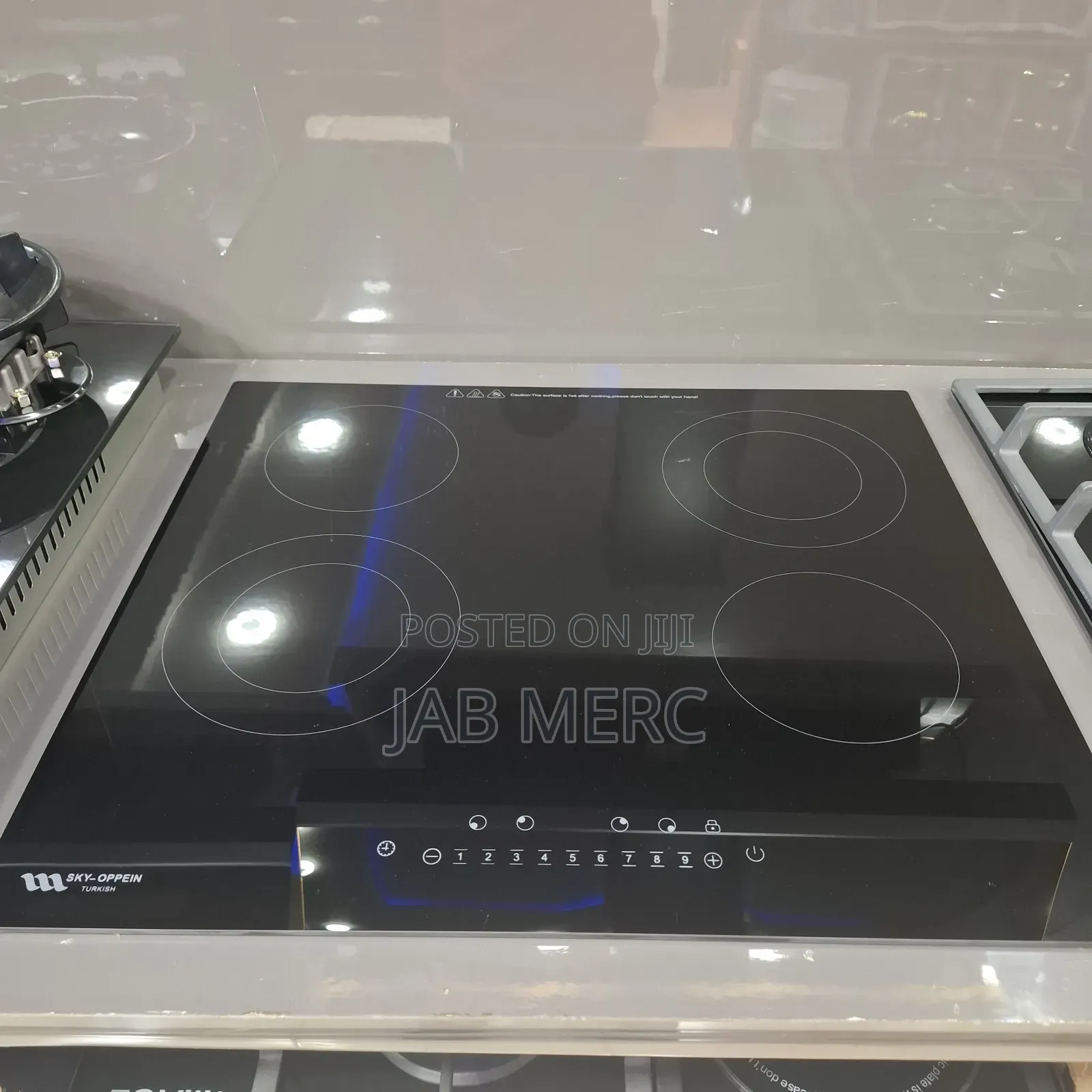 Promo Ceramic 60cm Cooker Hob Cabinet Integrated Cooktop Special Rings