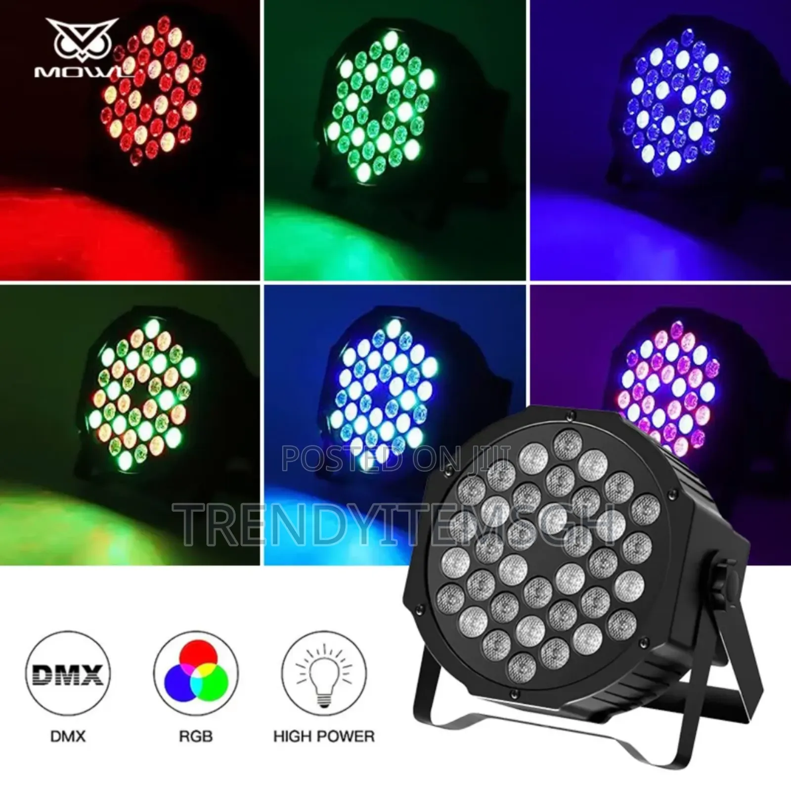 36pcs DMX Control RGB Disco Dj Party Stage Lighting