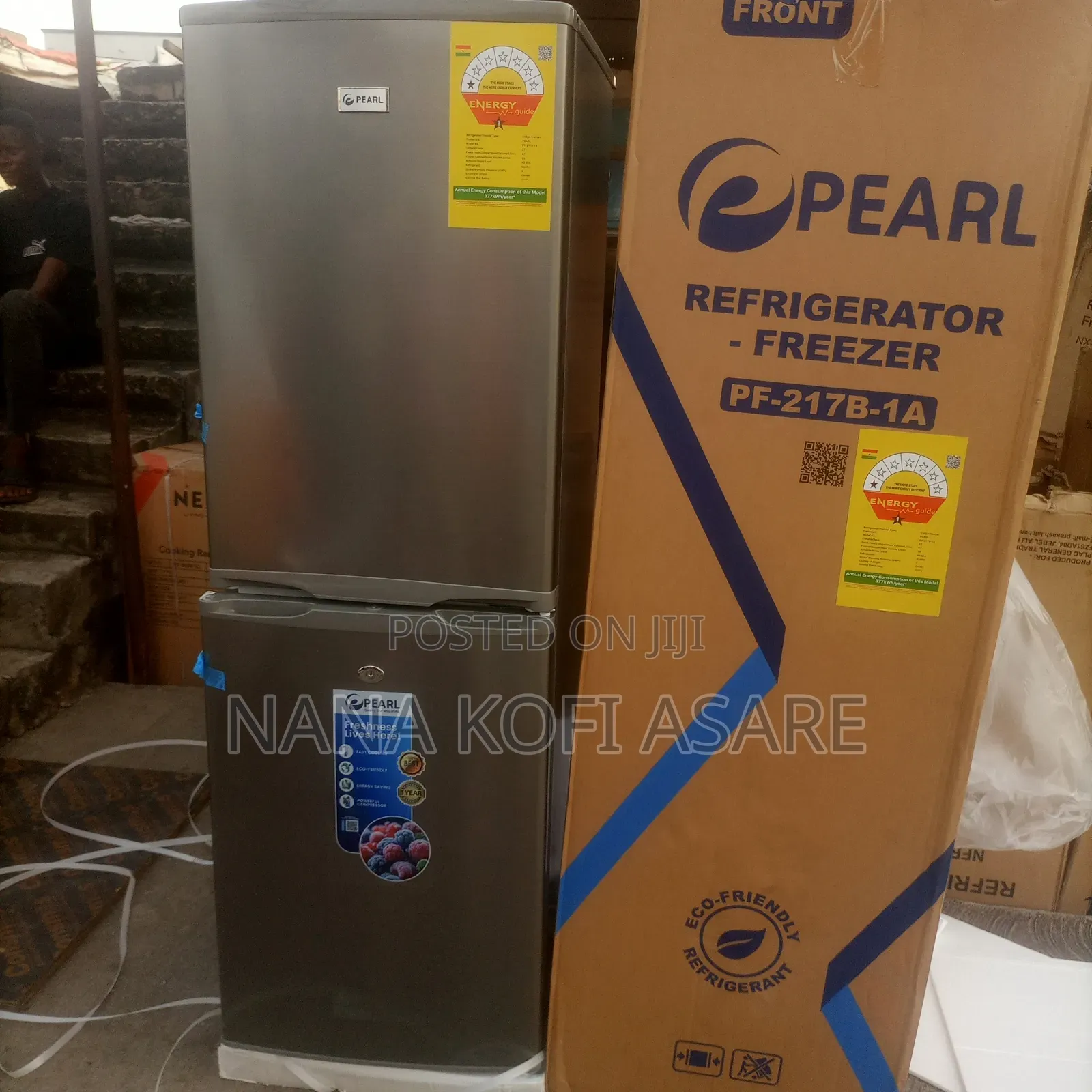 Pearl 142litres Buttom Freezer Refrigerator