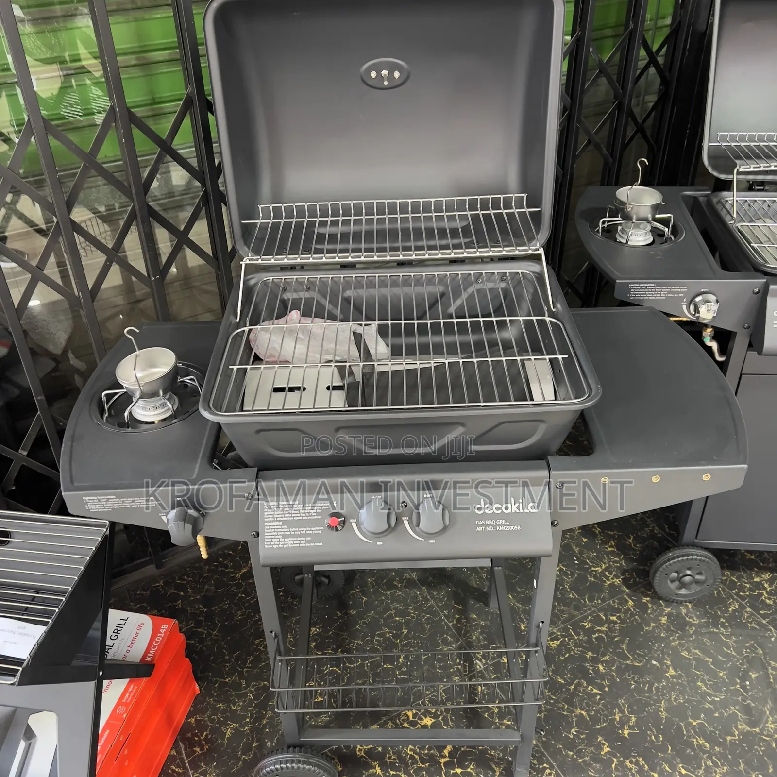 Decakila Gas BBQ Grill 2 Burners