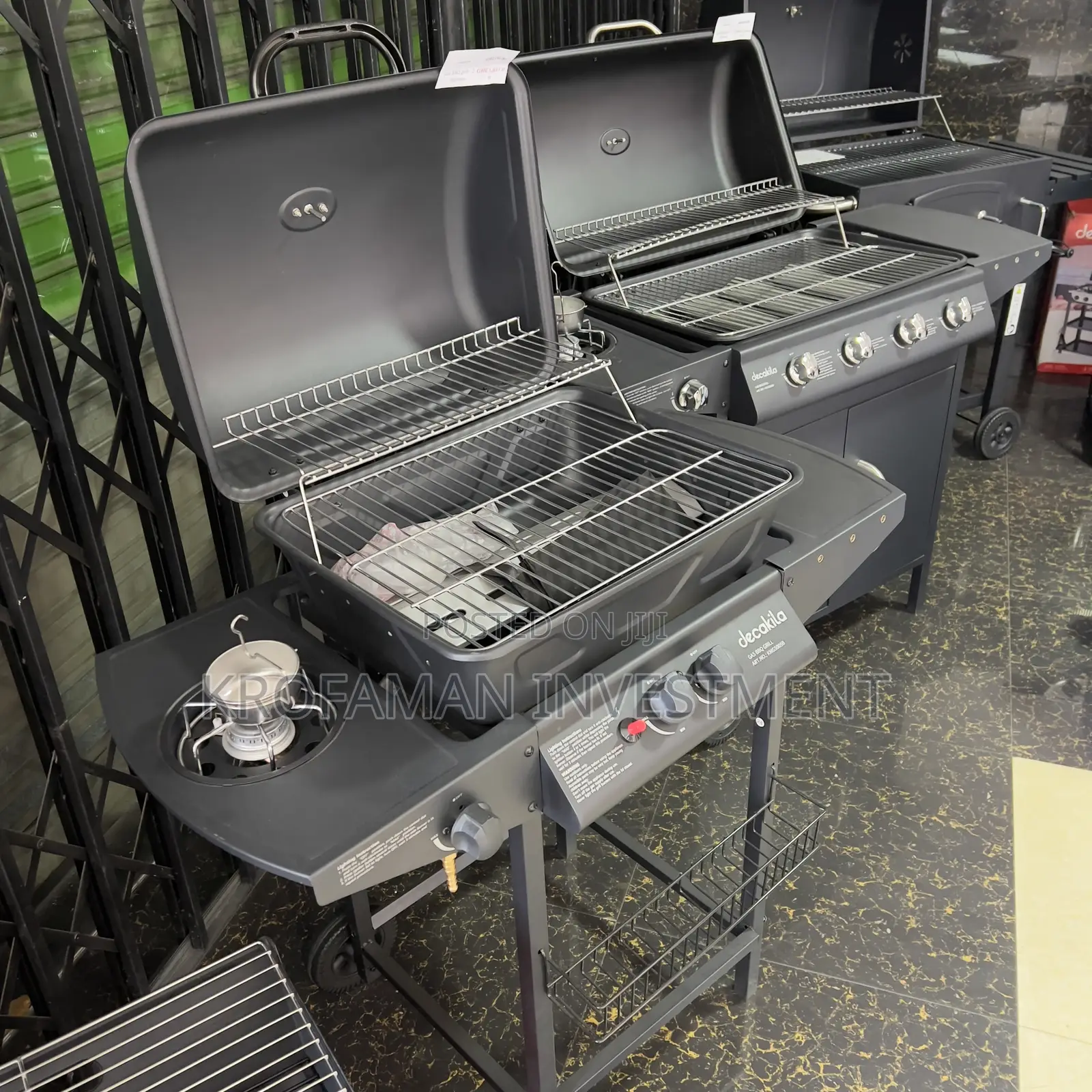 Decakila Gas BBQ Grill 2 Burners