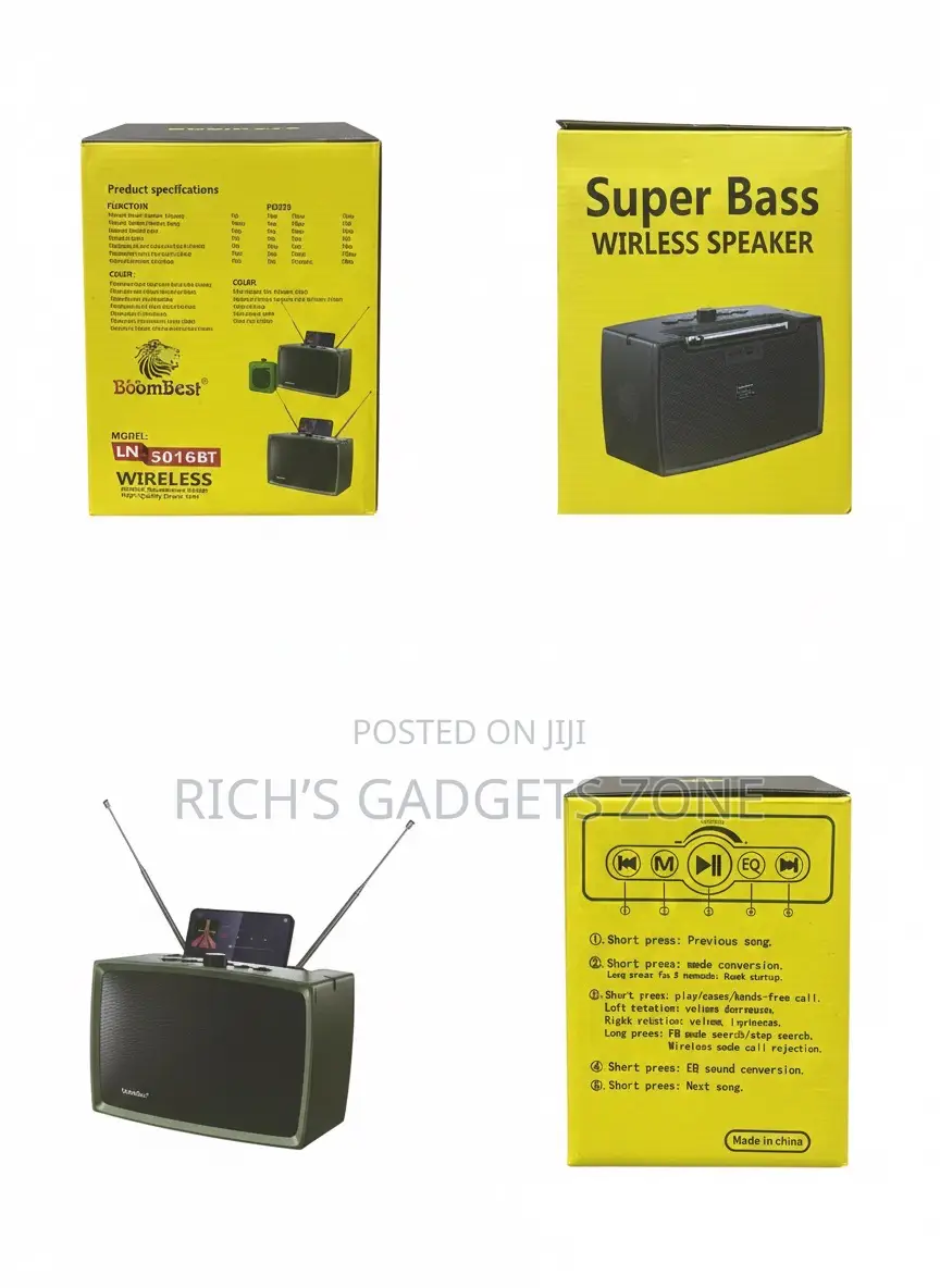Boombest Portable Stereo Speaker and Radio