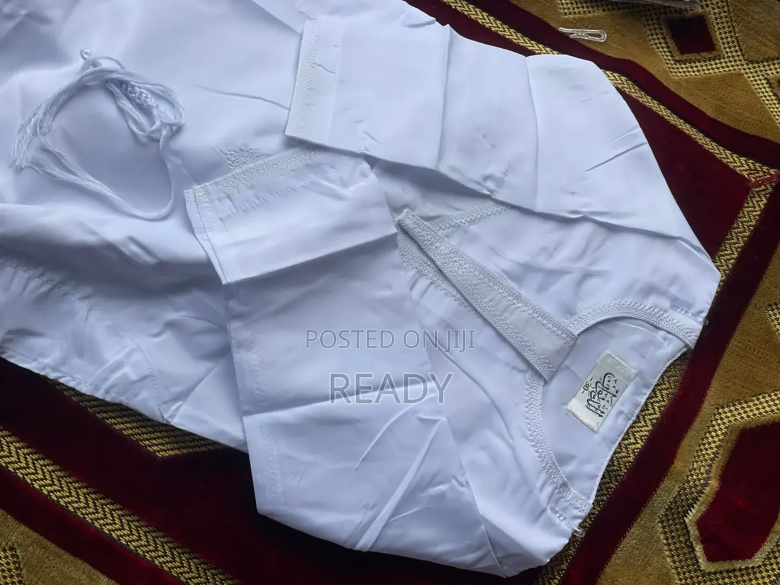 Kwhite Jalabiya for Kids