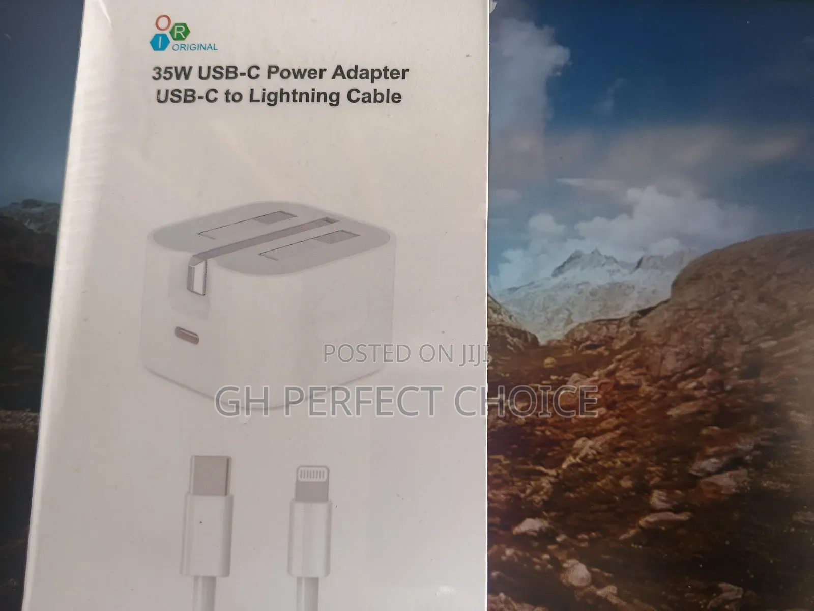 High-quality iPhone Fast Charger, Type C, 3-pin