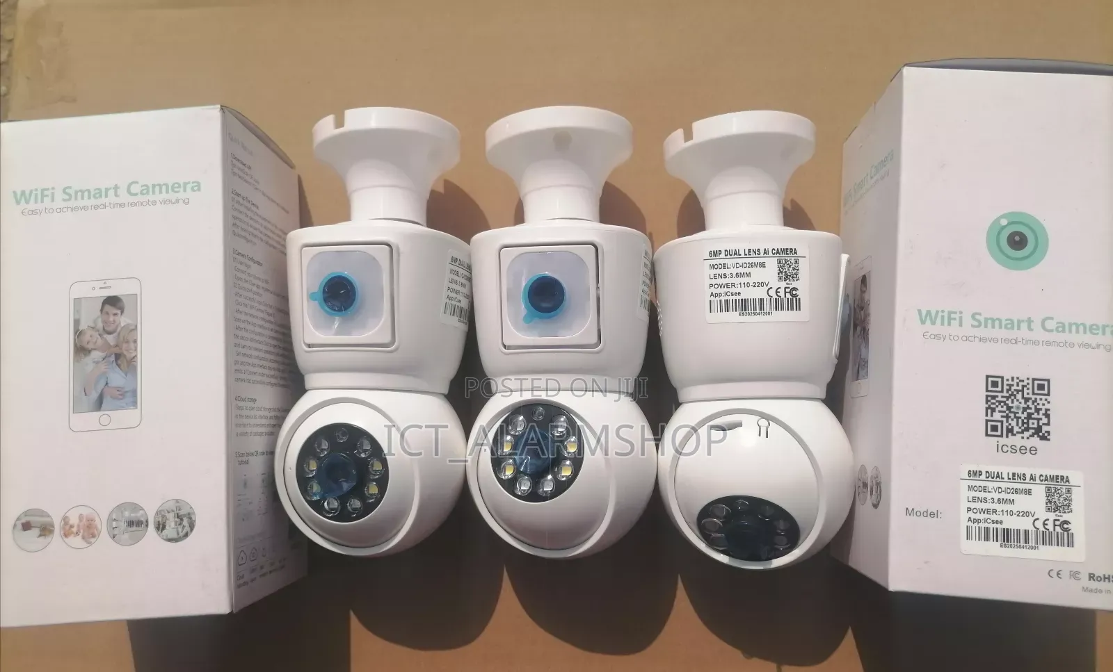 PTZ Duel Security Camera Surveillance