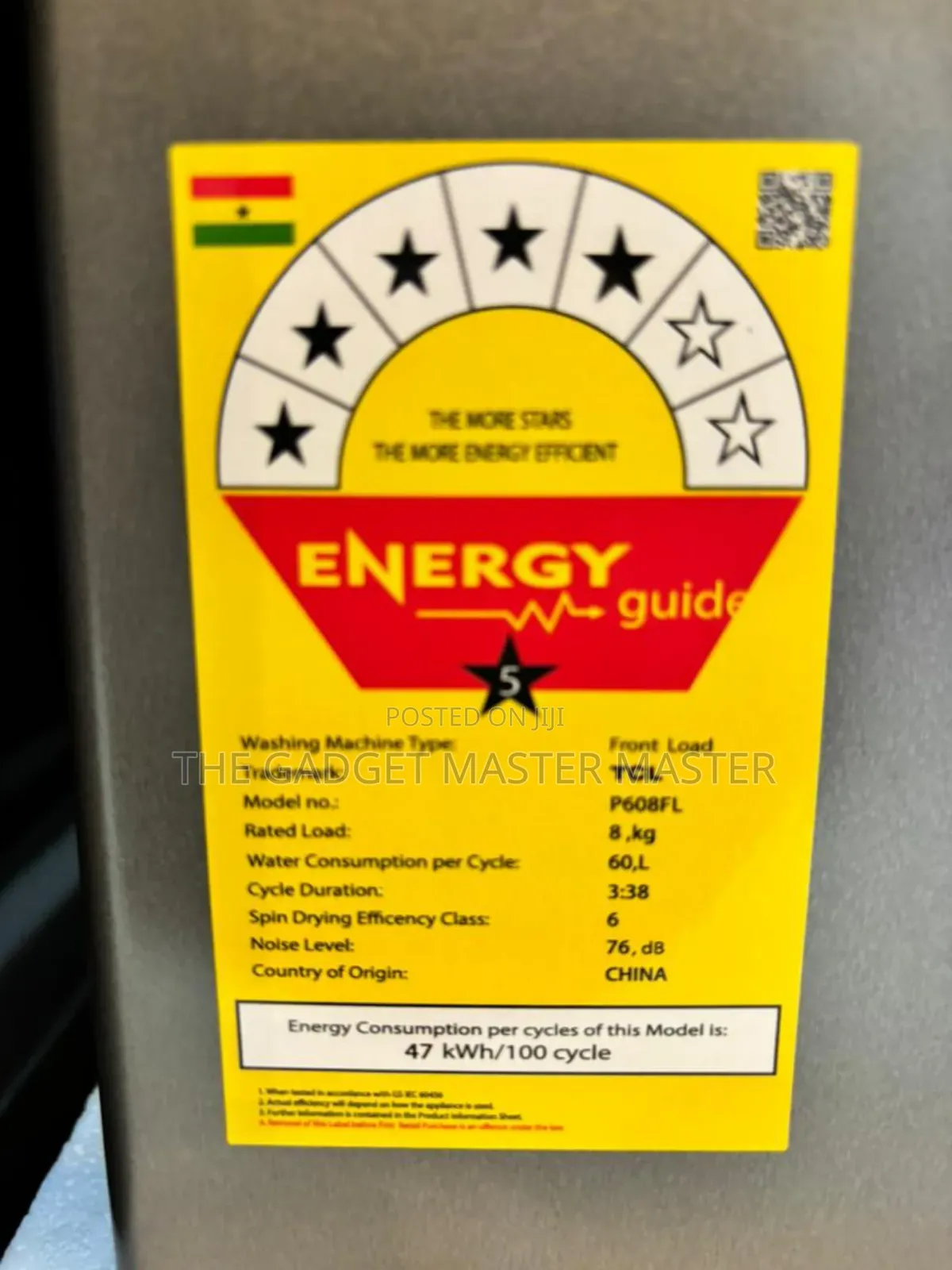 TCL P608fl 8kg Front Loading Washing Machine