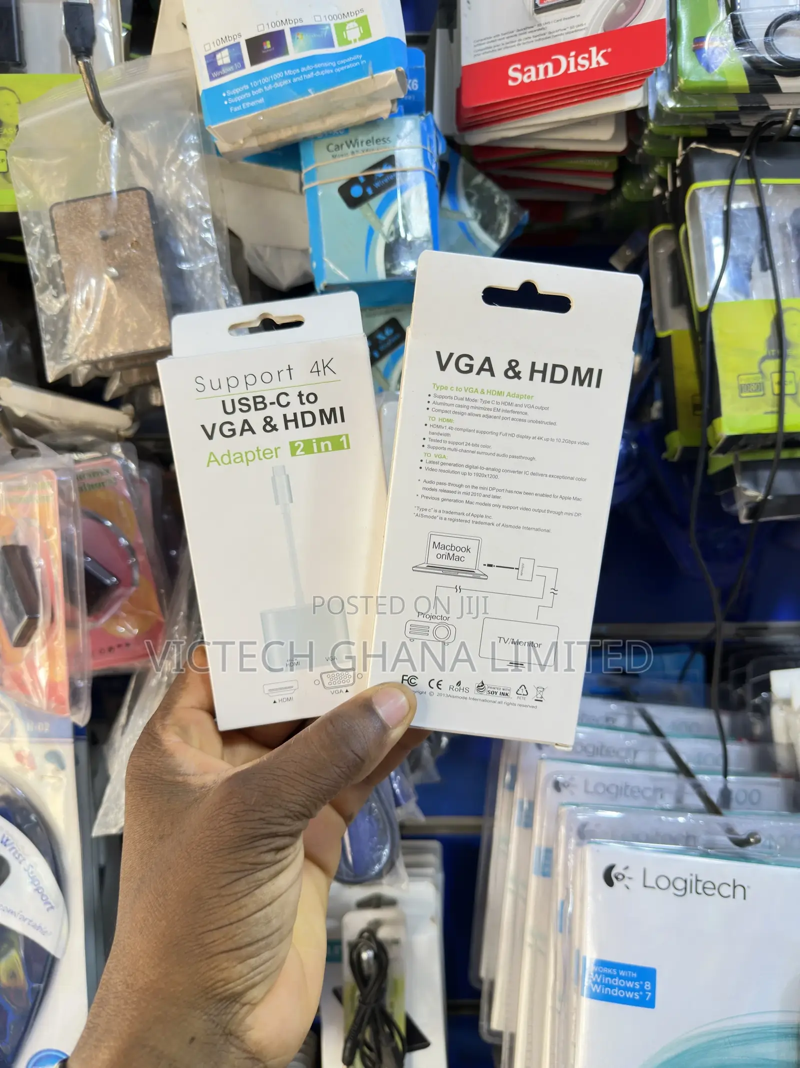 Us3-C10 Vga Hdmi
