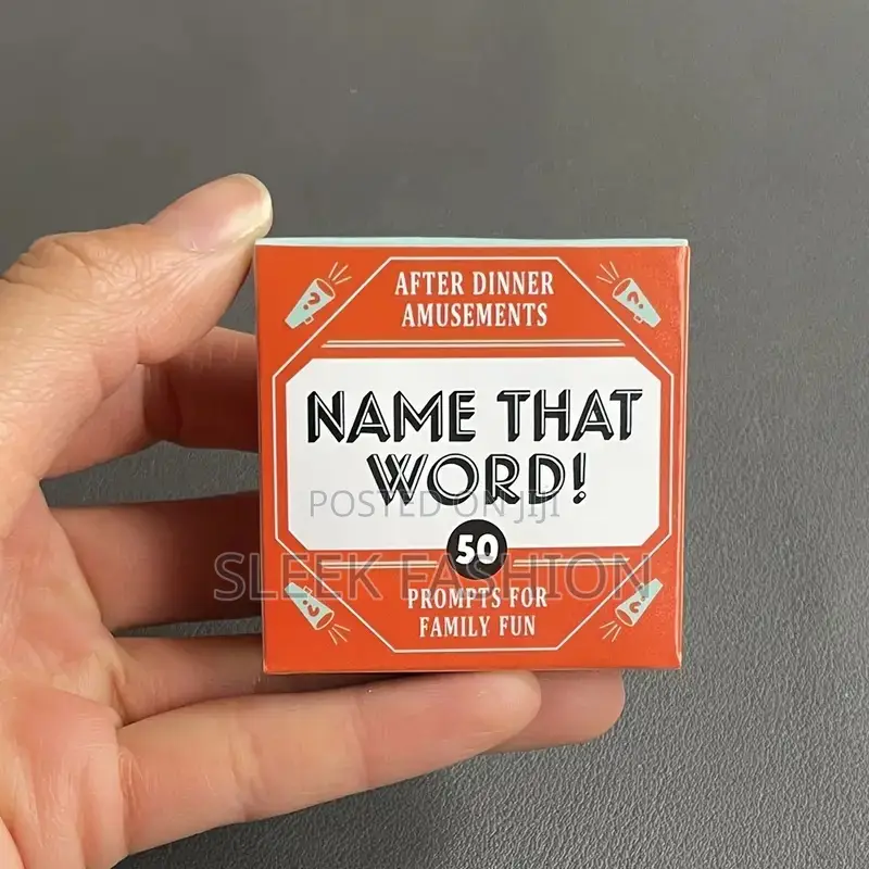 Name That Word Card Game