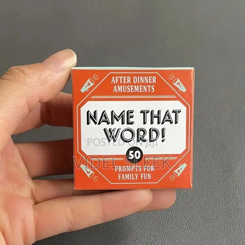 Name That Word Card Game