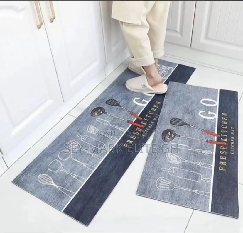 2 In 1 Anti Slip Absorbent Kitchen Mat