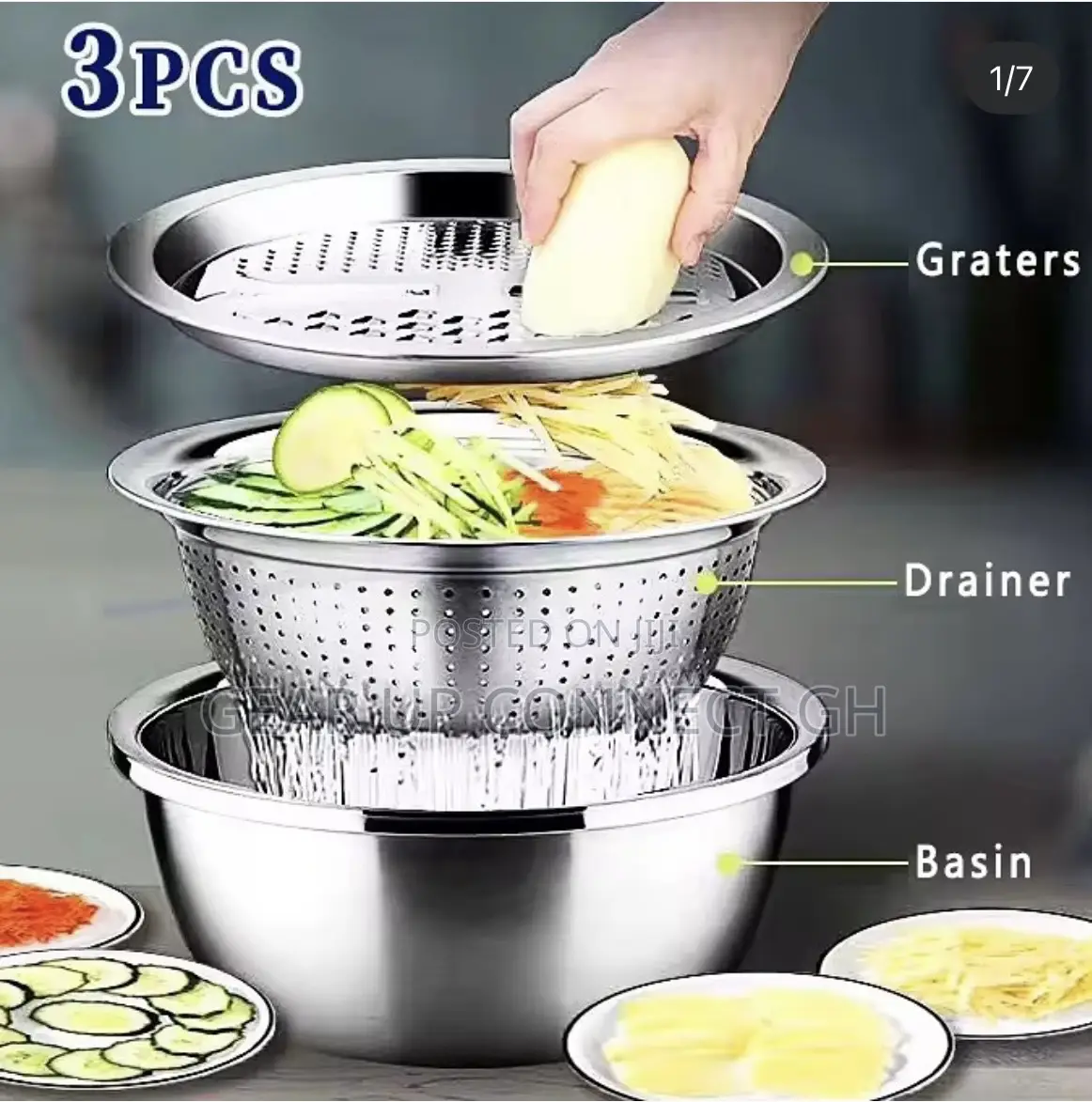 3 in 1 Multifunctional Grater