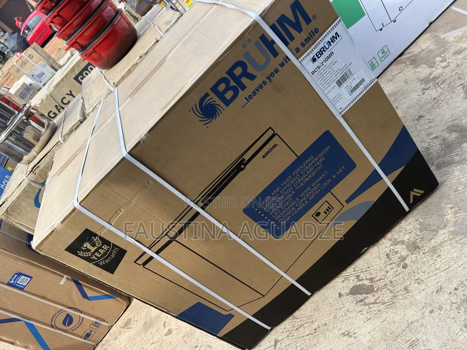 Bruhm 200l Chest Freezer