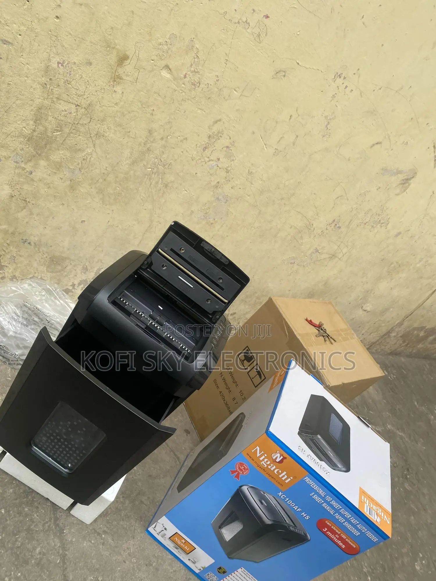 Well Made Nigachi 100sheet Cross Cut Paper Shredder