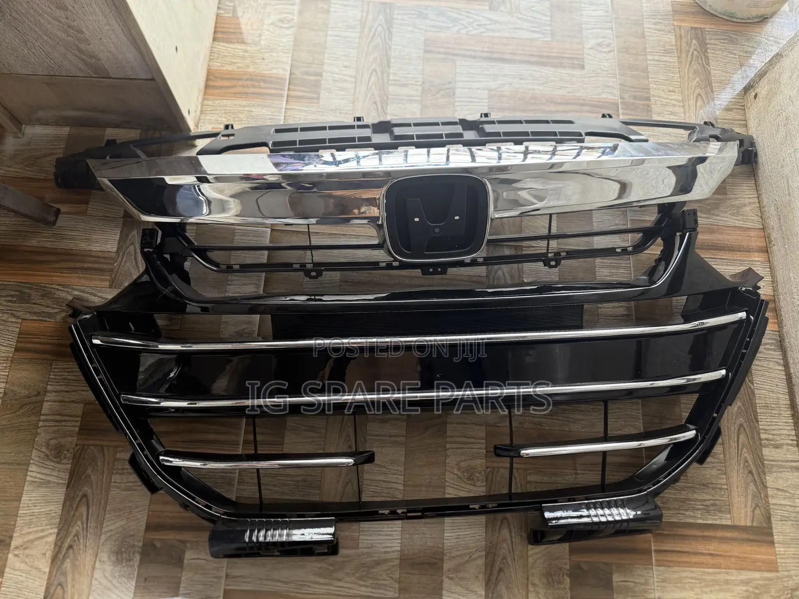 Honda Accord 2021-2022 Front Grille Complete Smoke/Pencil/Grey